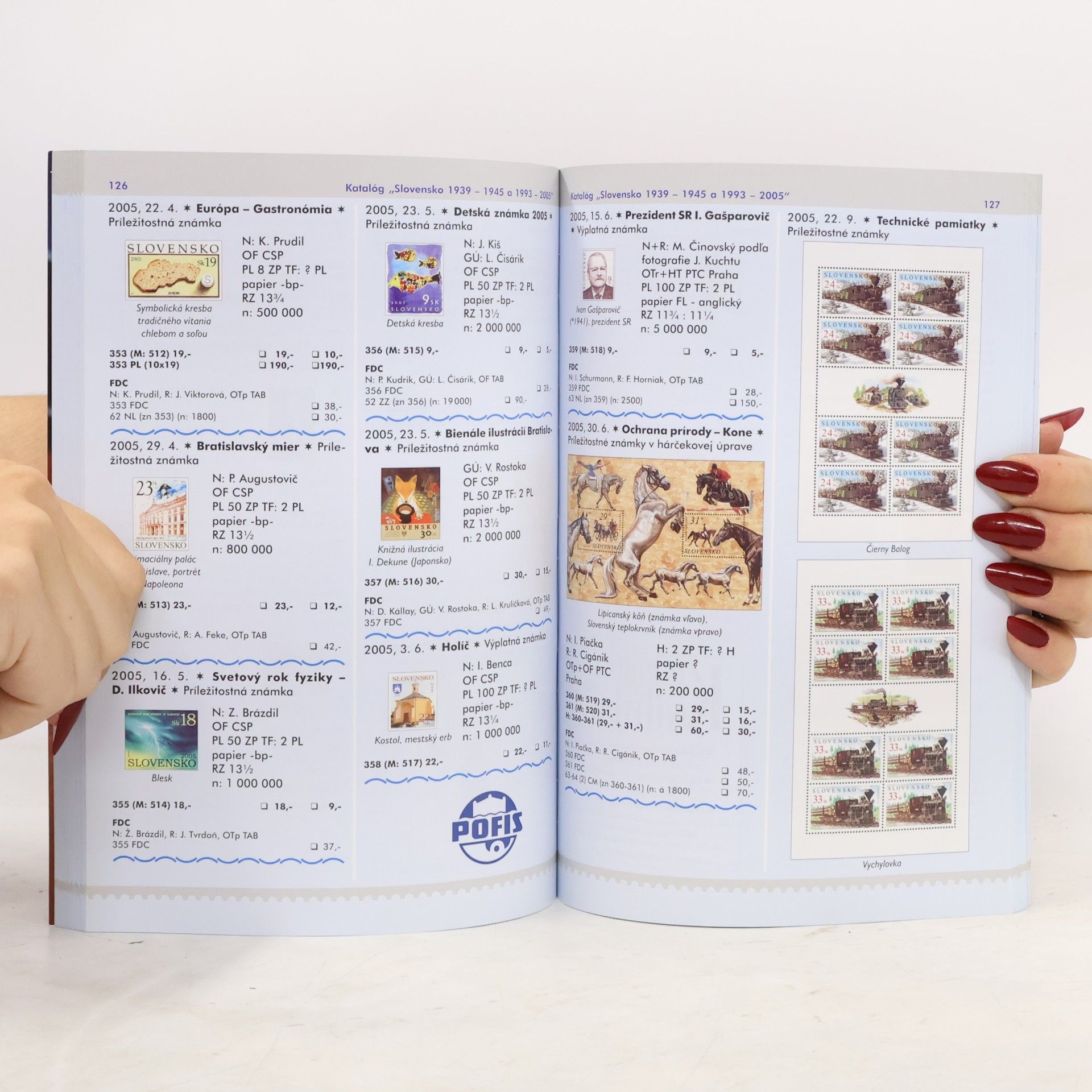 Autorenkollektiv Katalóg poštových známok, celín a filatelistických materiálov