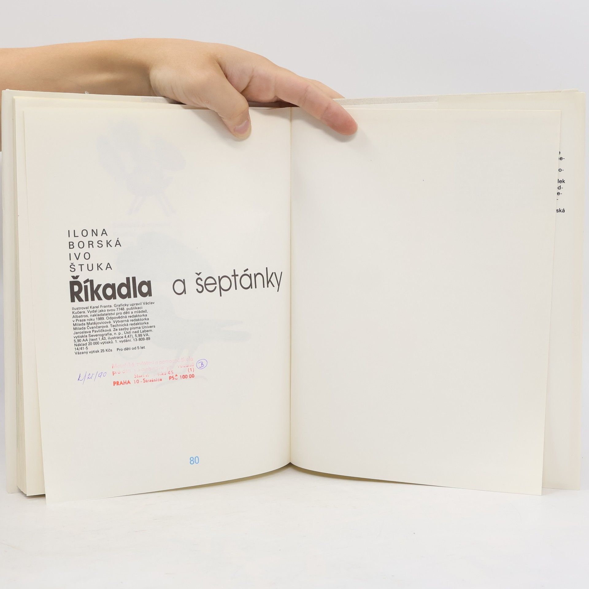 Ilona Borská Říkadla a šeptánky
