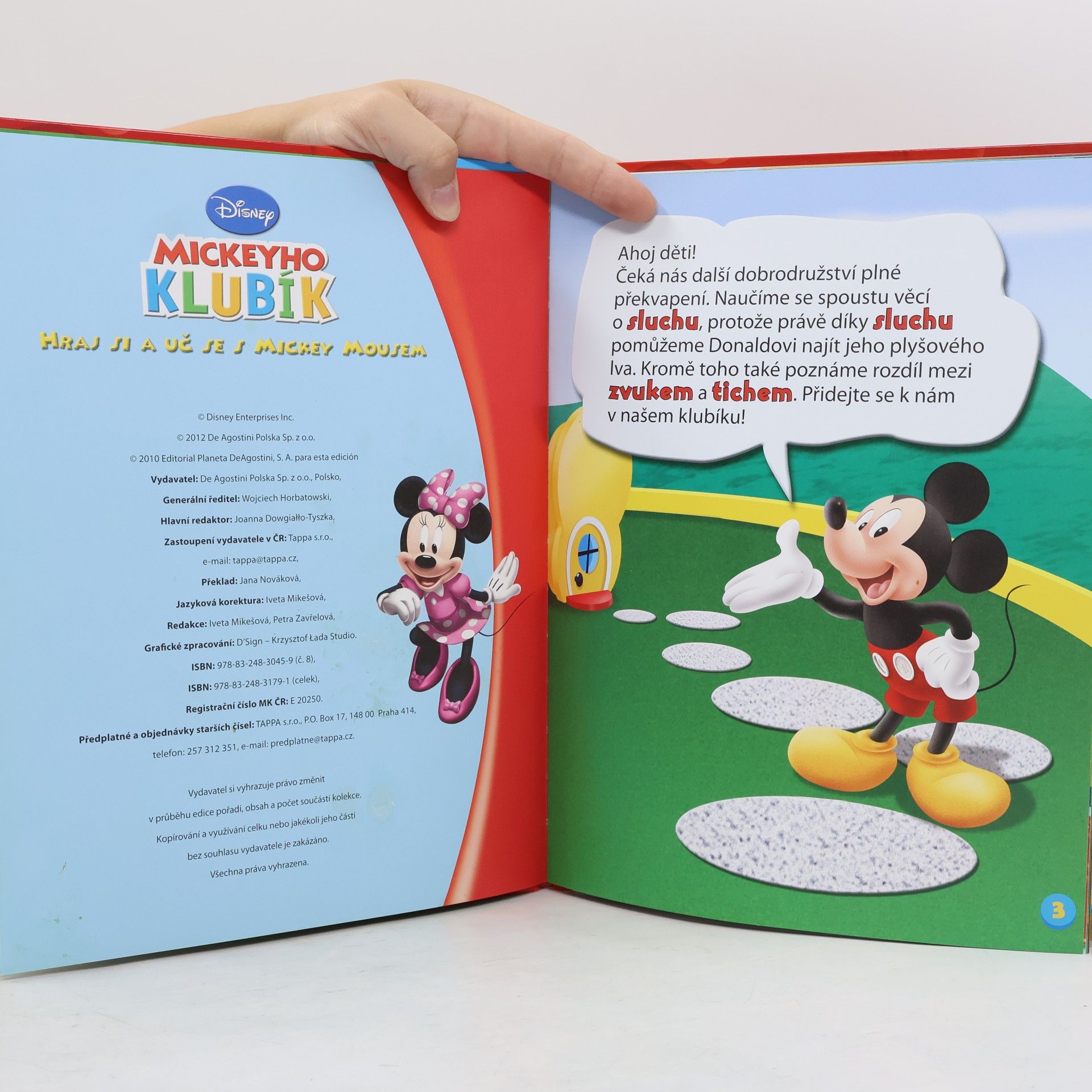 Kolektiv autorů Hraj si a uč se s Mickey Mousem 8. Sluch!