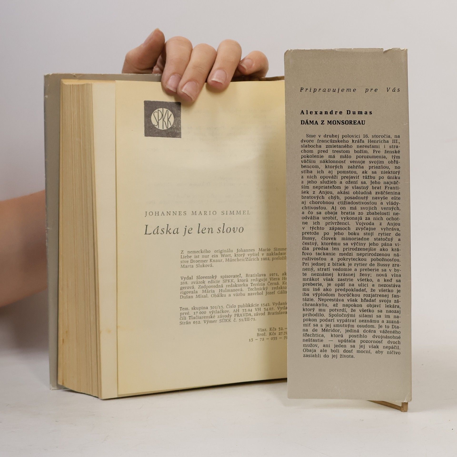 Johannes Mario Simmel Láska je len slovo