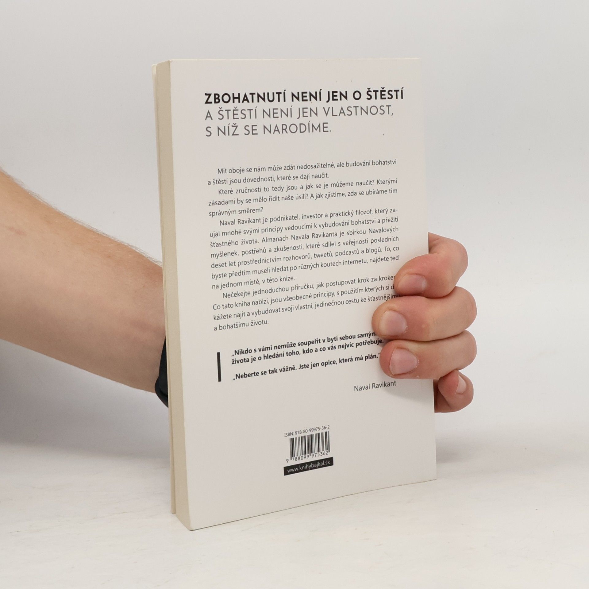 Erik Jorgenson Almanach Navala Ravikanta : jak zbohatnout a být šťastný