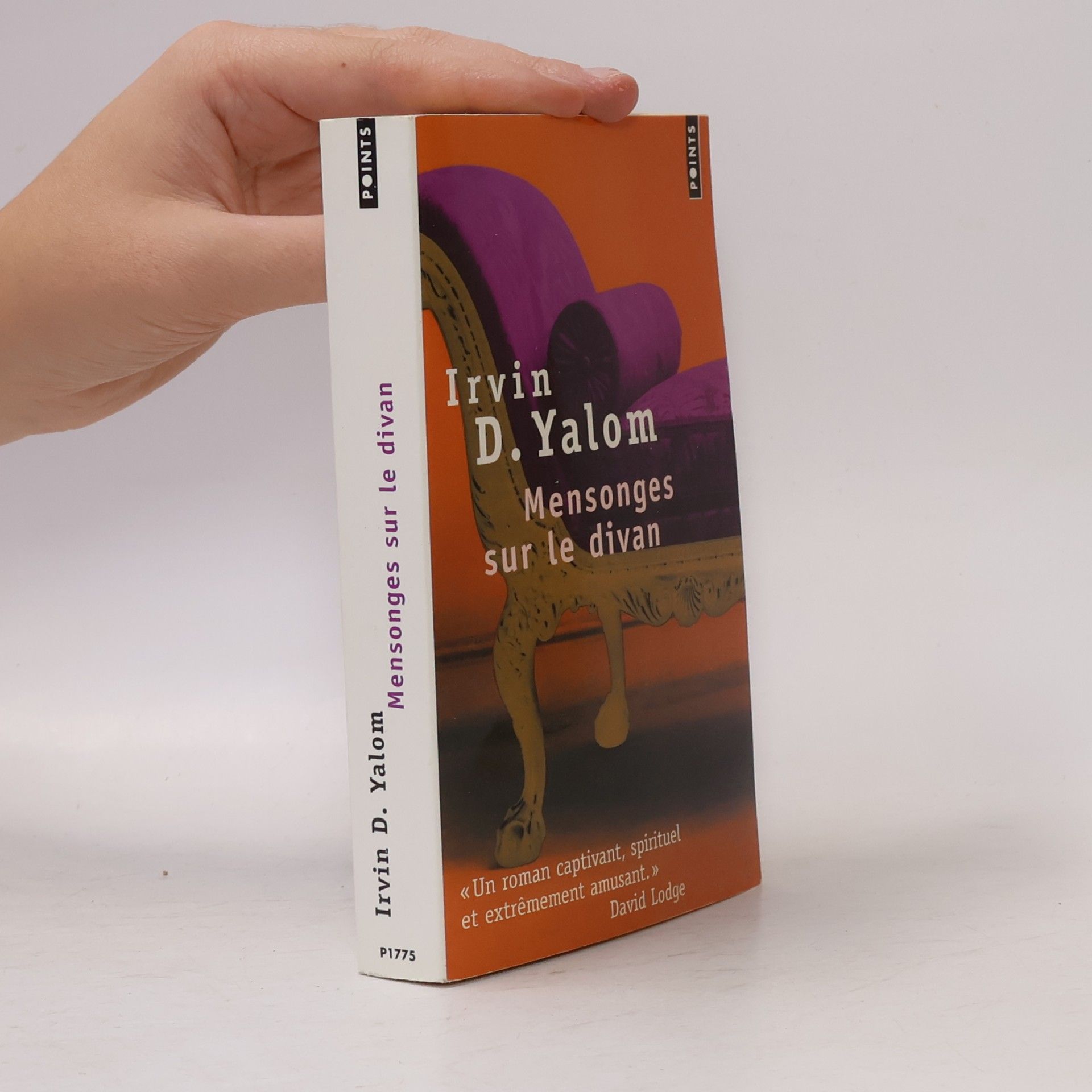 Irvin Yalom Mensonges sur le divan