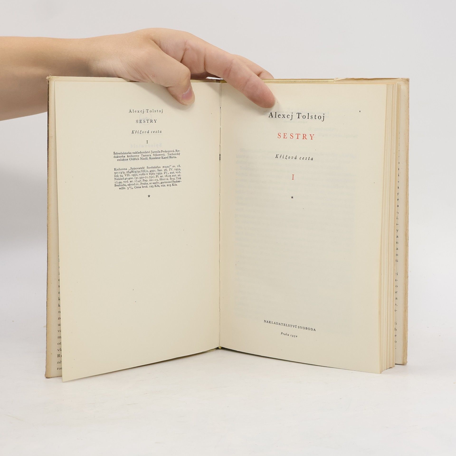 Alexej Nikolajevič Tolstoj Křížová cesta I. Sestry
