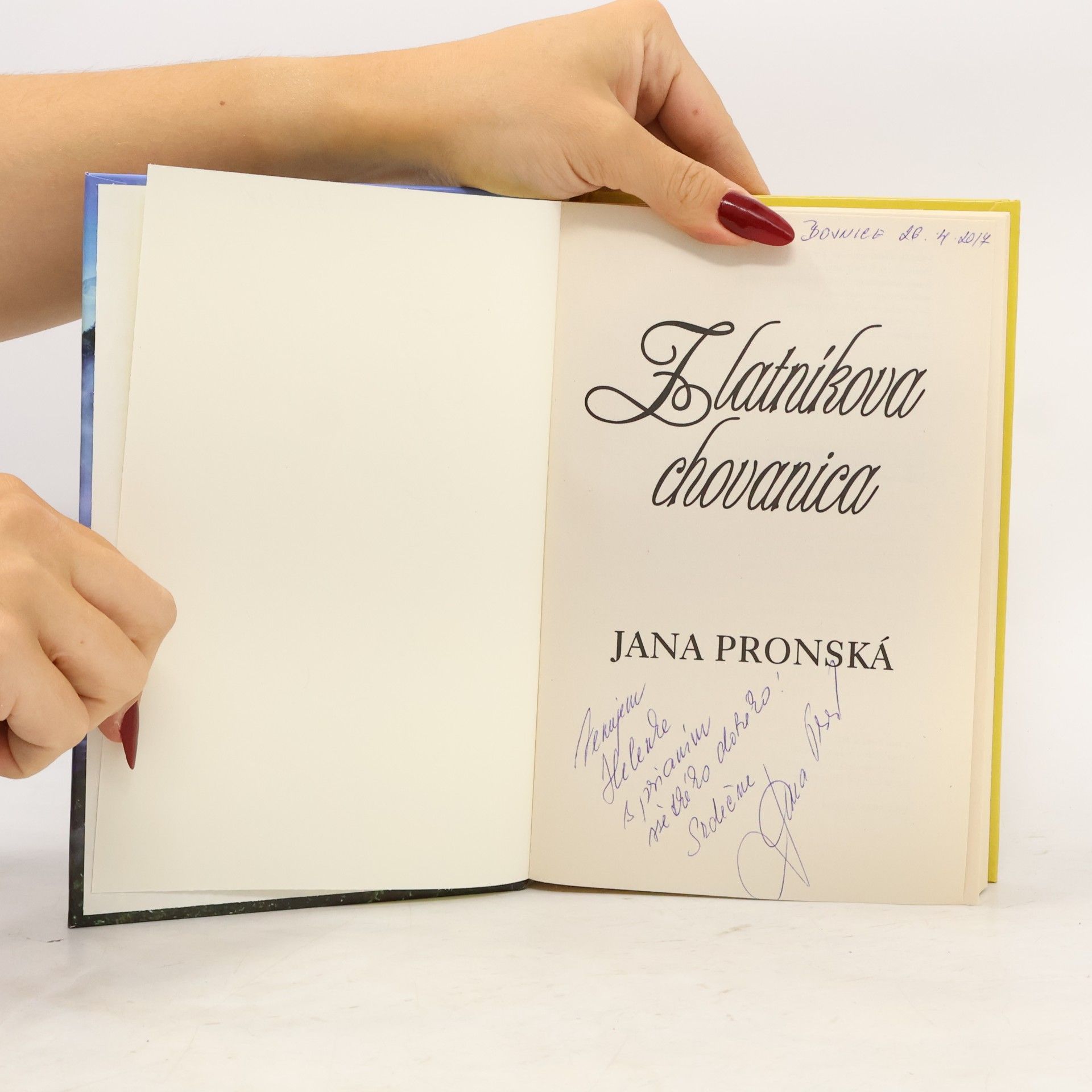 Jana Pronská Zlatníkova chovanica