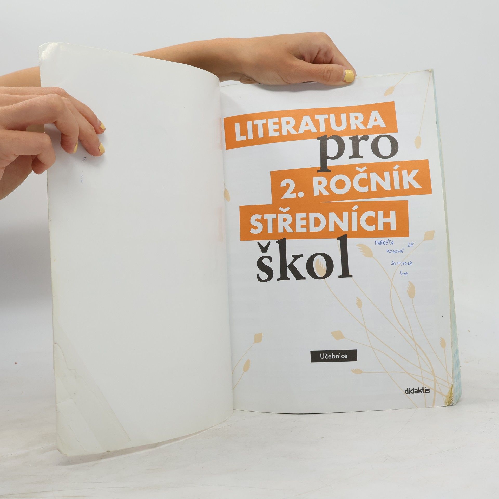 Taťána Polášková Literatura pro 2. ročník středních škol