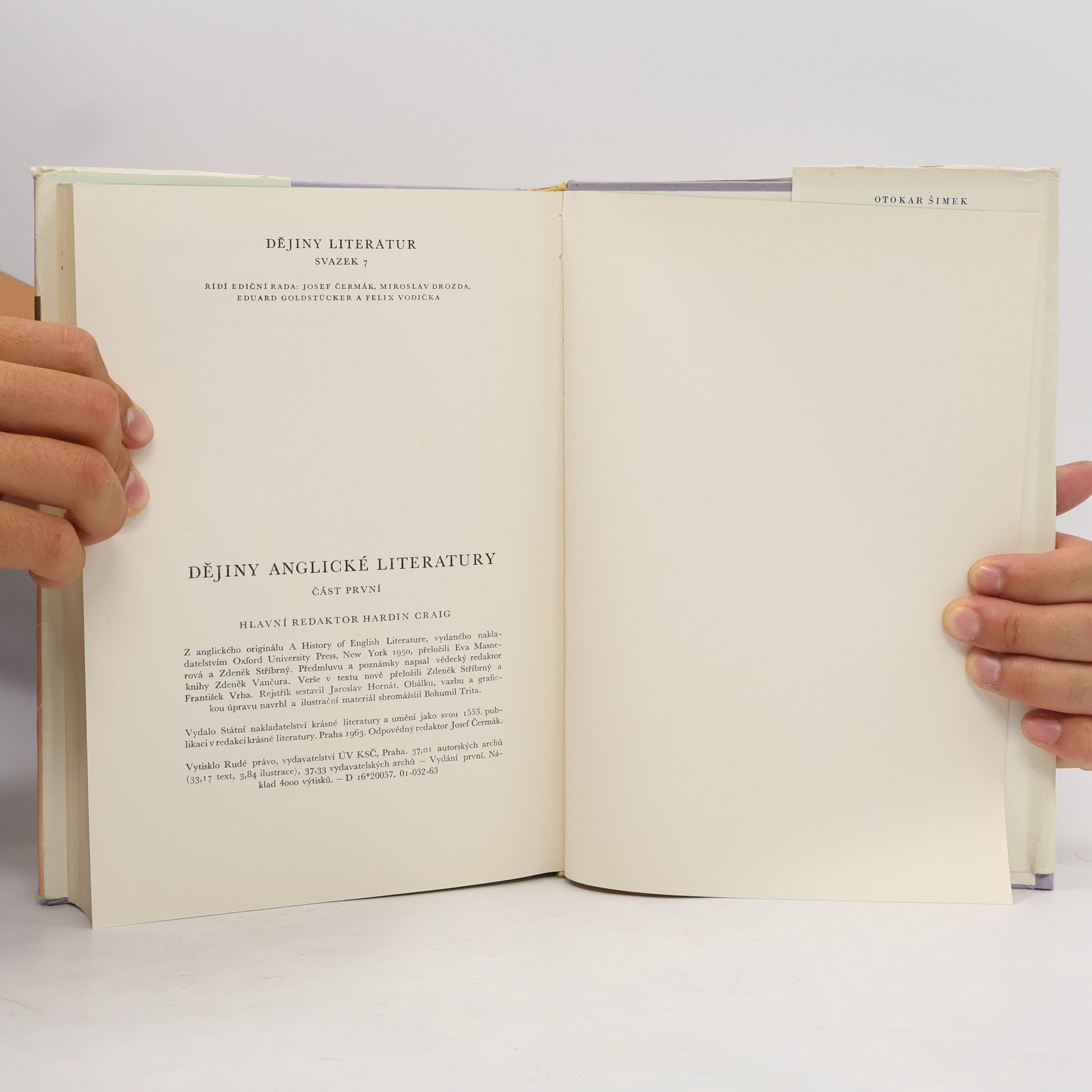 Hardin Craig Dějiny anglické literatury 1.