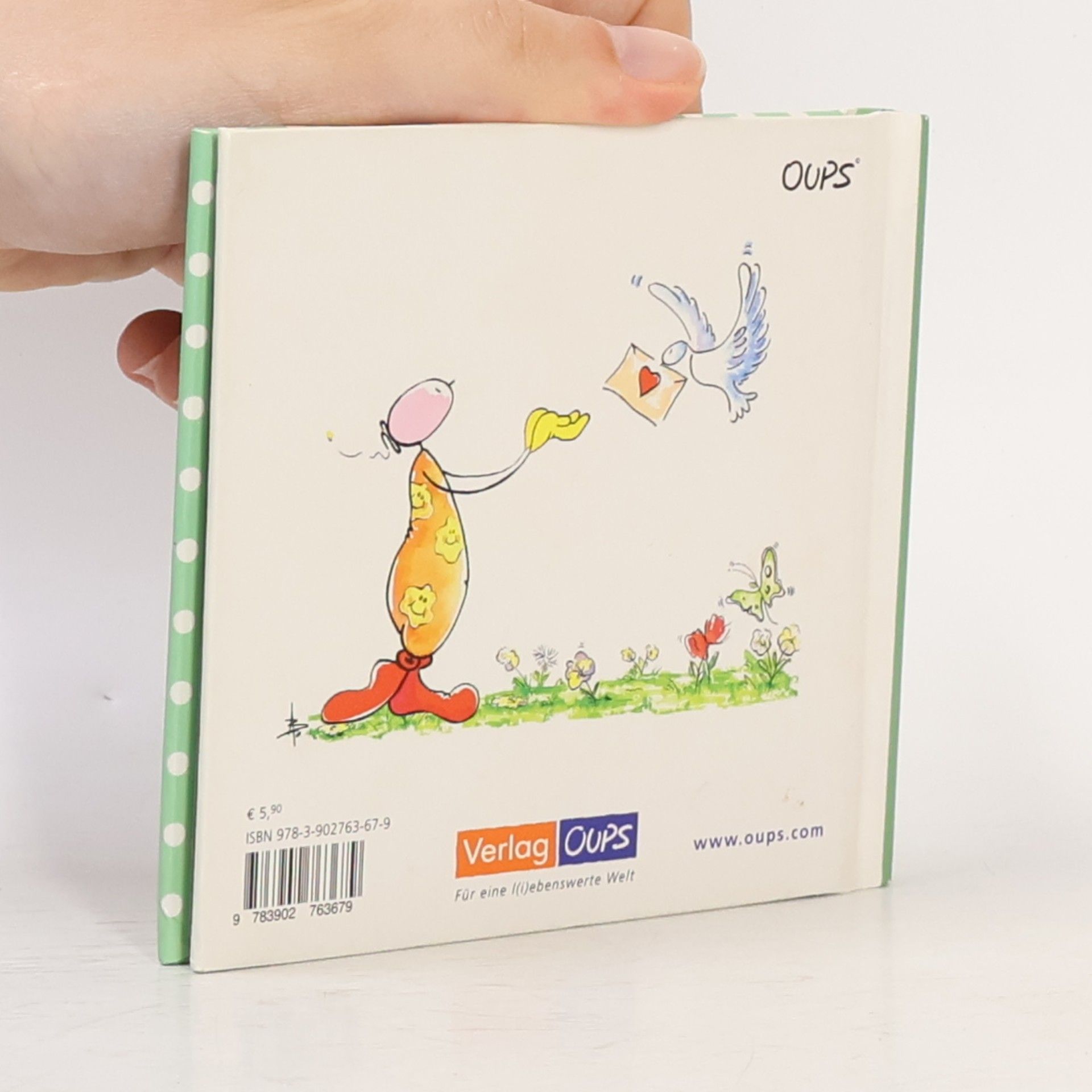 Kurt Hörtenhuber Oups Minibuch Grün - Alles Liebe