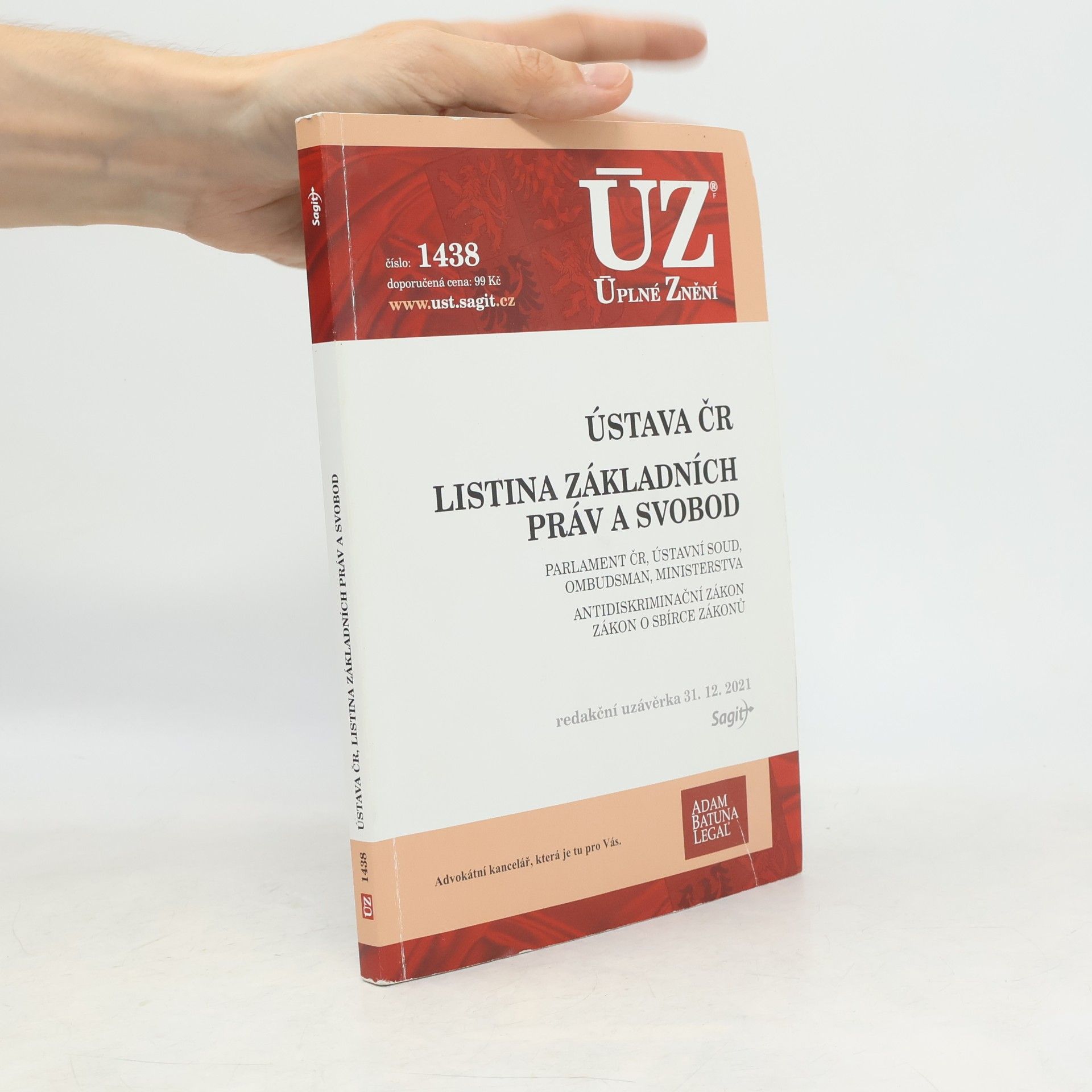 Kolektiv autorů ÚZ 1438. Ústava ČR, Listina základních práv a svobod