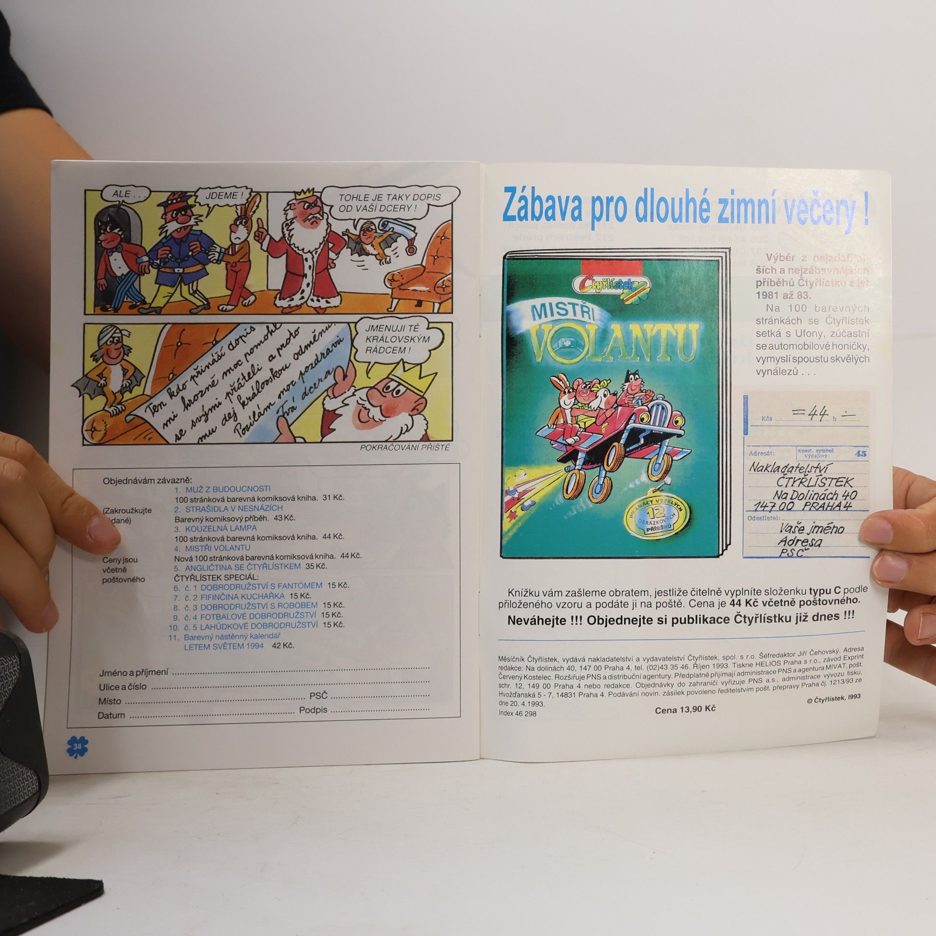 Auteurscollectief Čtyřlístek 212, 10/1993