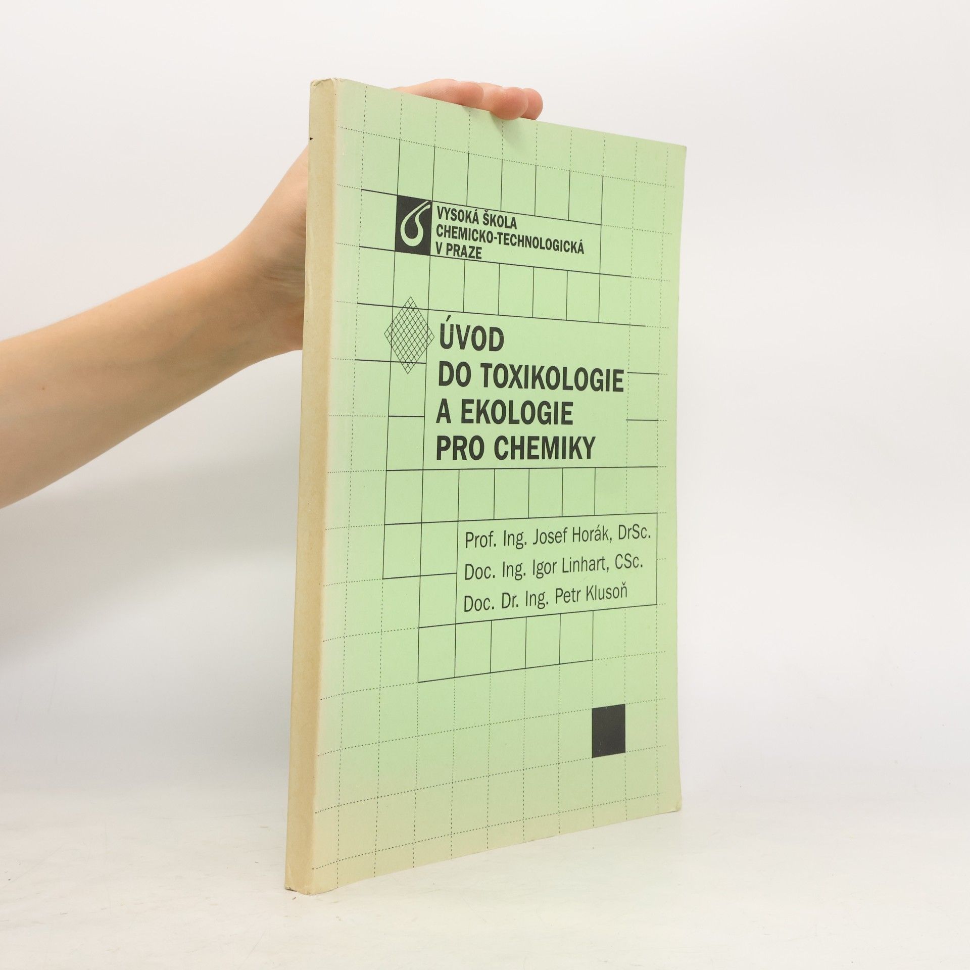 Josef Horák Úvod do toxikologie a ekologie pro chemiky