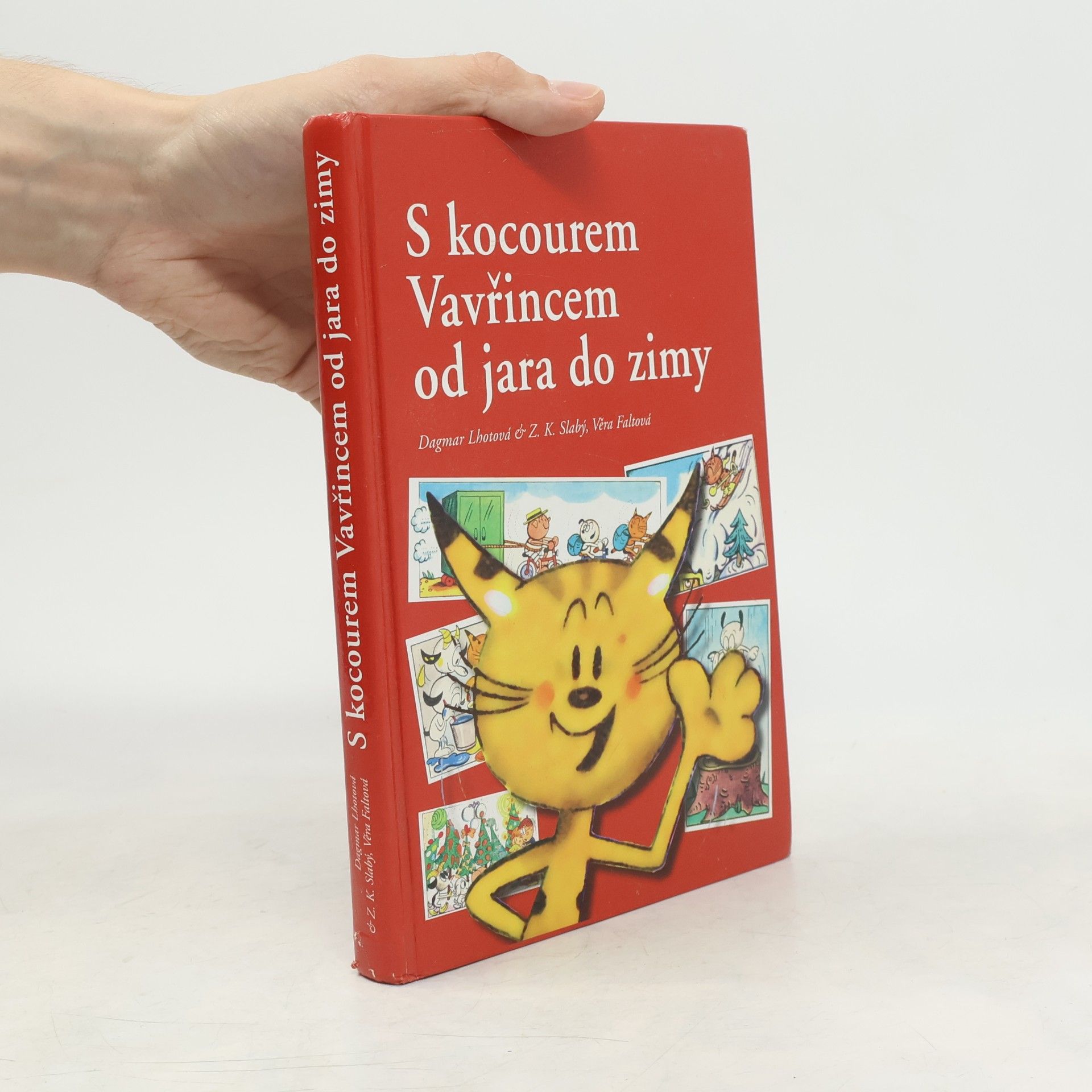 Dagmar Lhotová S kocourem Vavřincem od jara do zimy