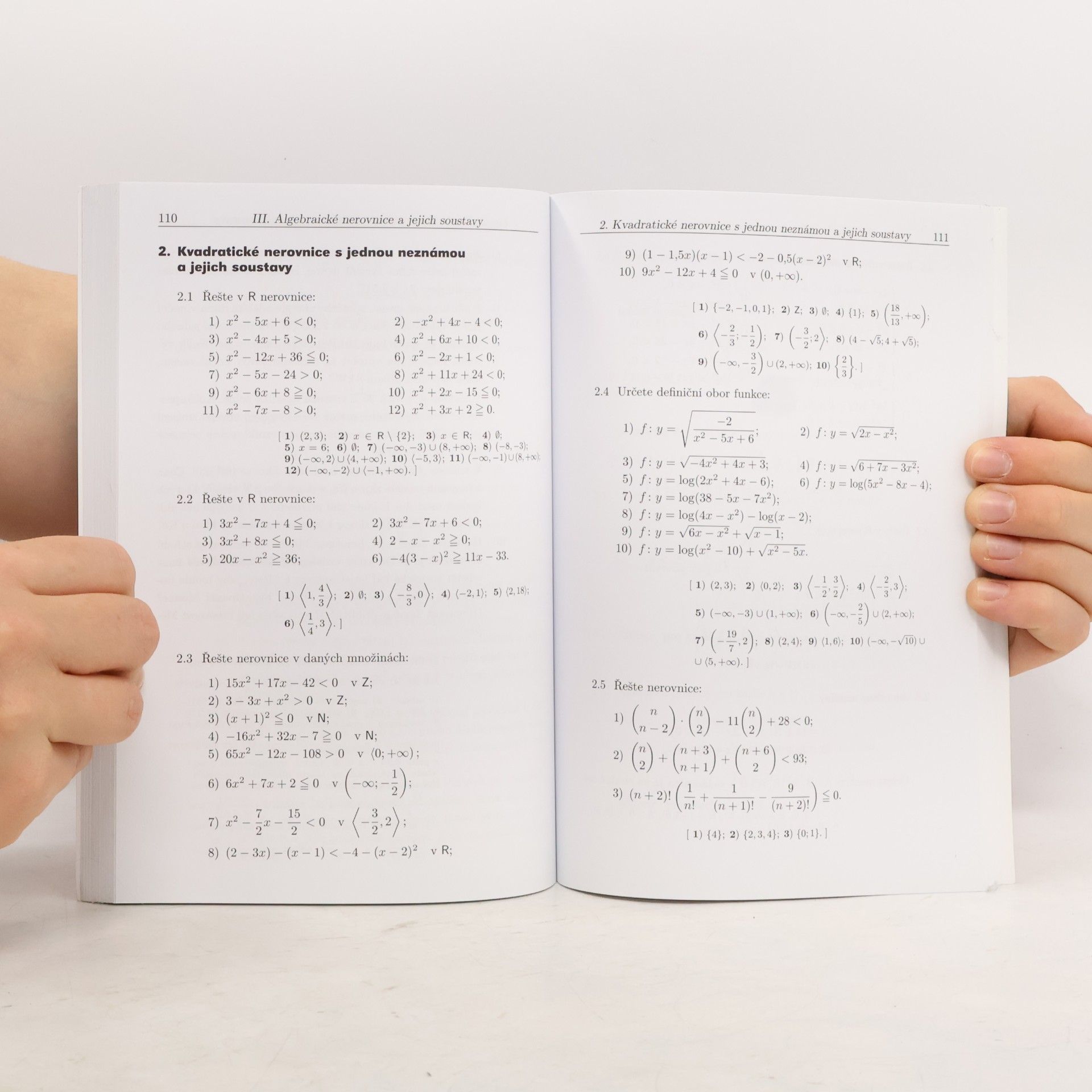 František Janeček Sbírka úloh z matematiky pro střední školy