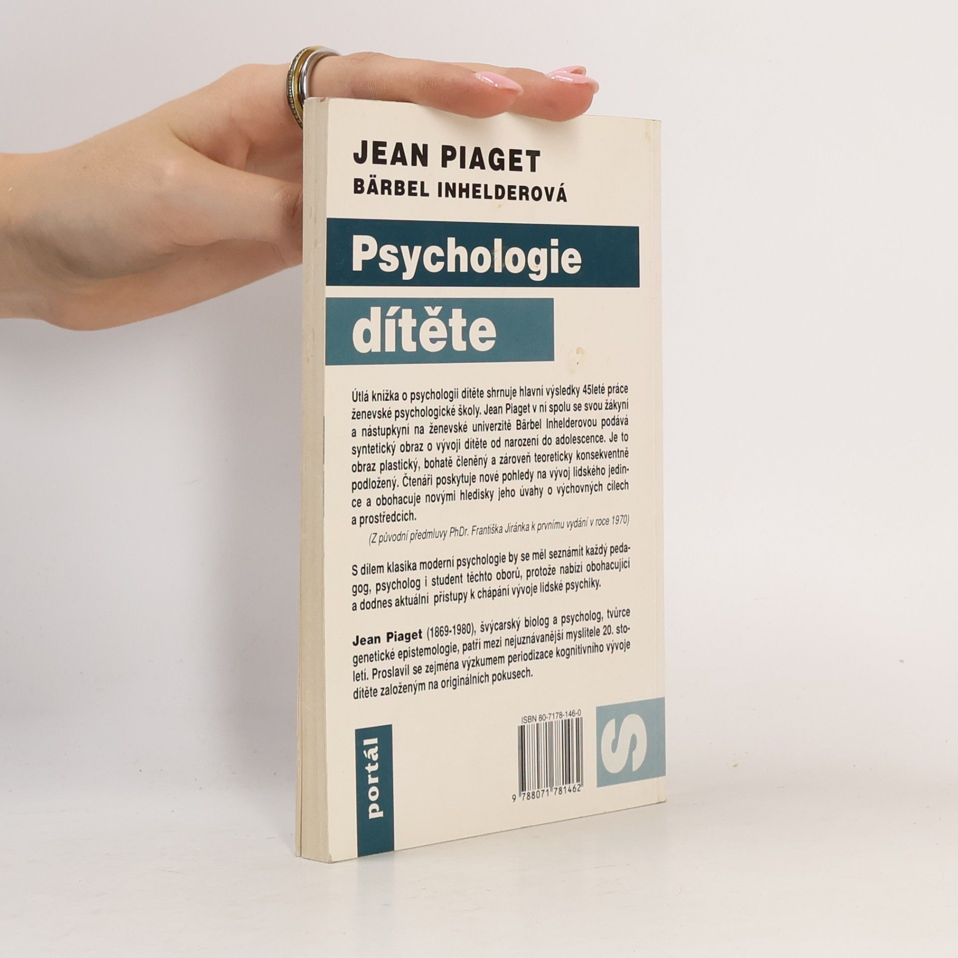 Jean Piaget Psychologie dítěte
