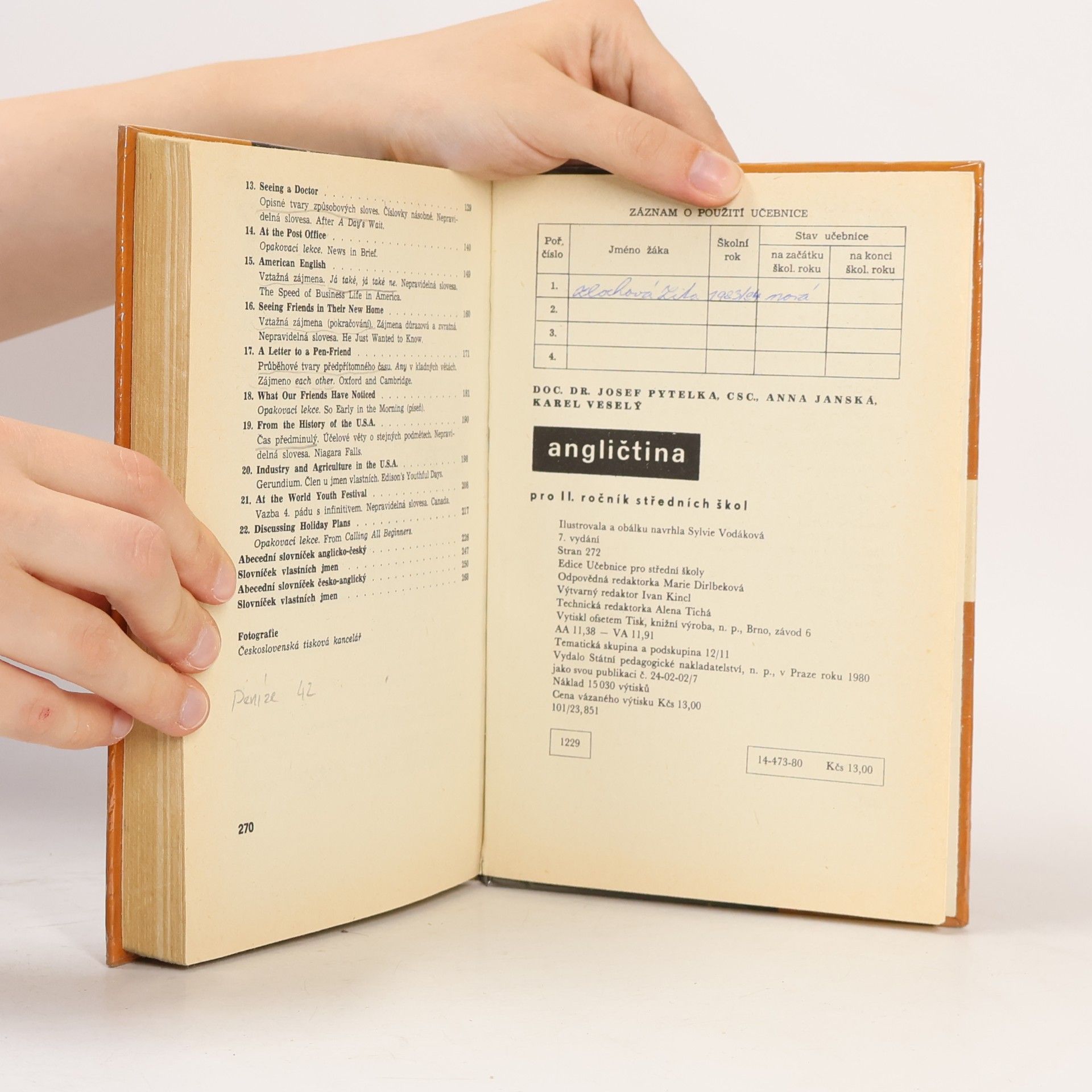 Josef Pytelka Angličtina pro II. ročník středních škol