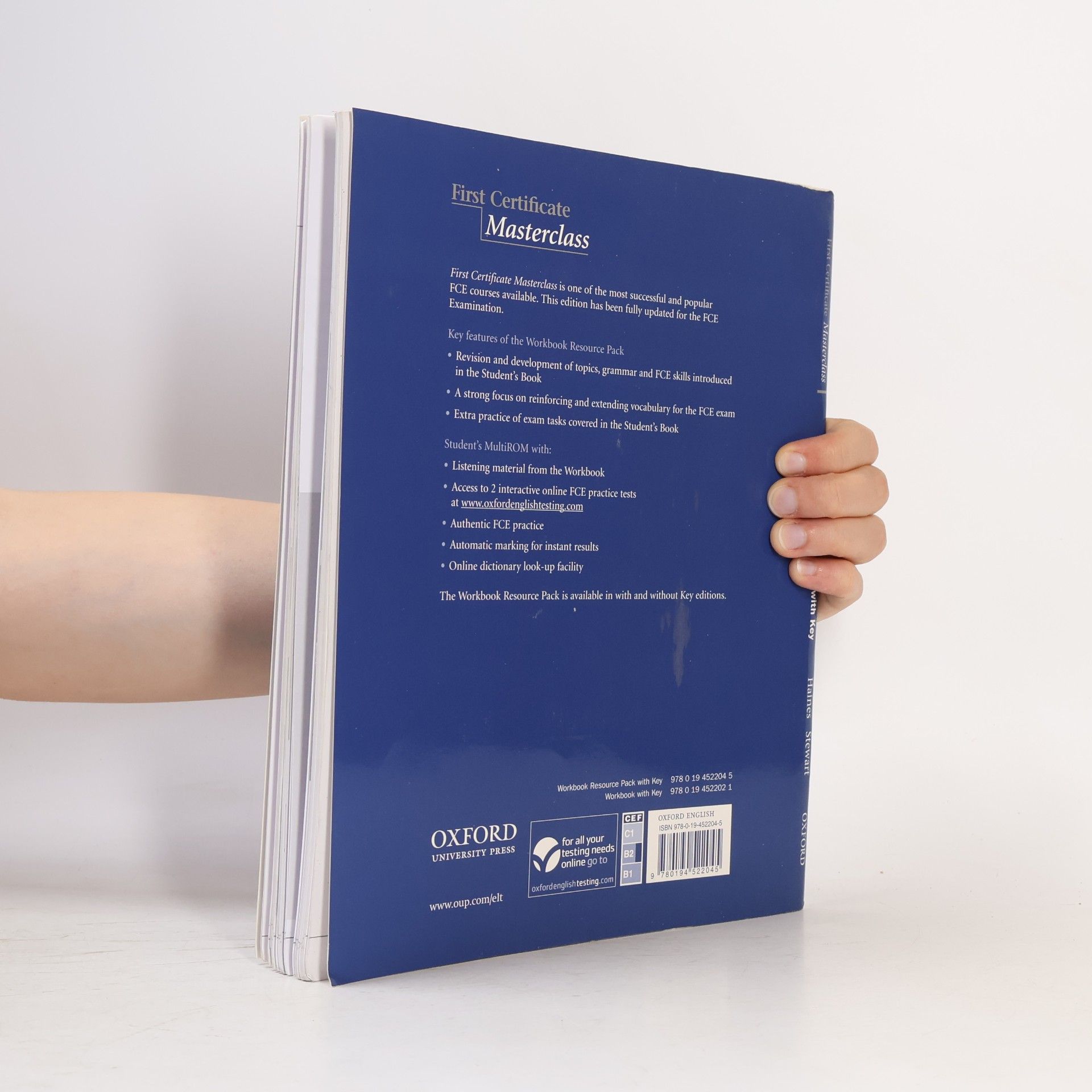 Simon Haines First certificate masterclass : workbook resource pack with key