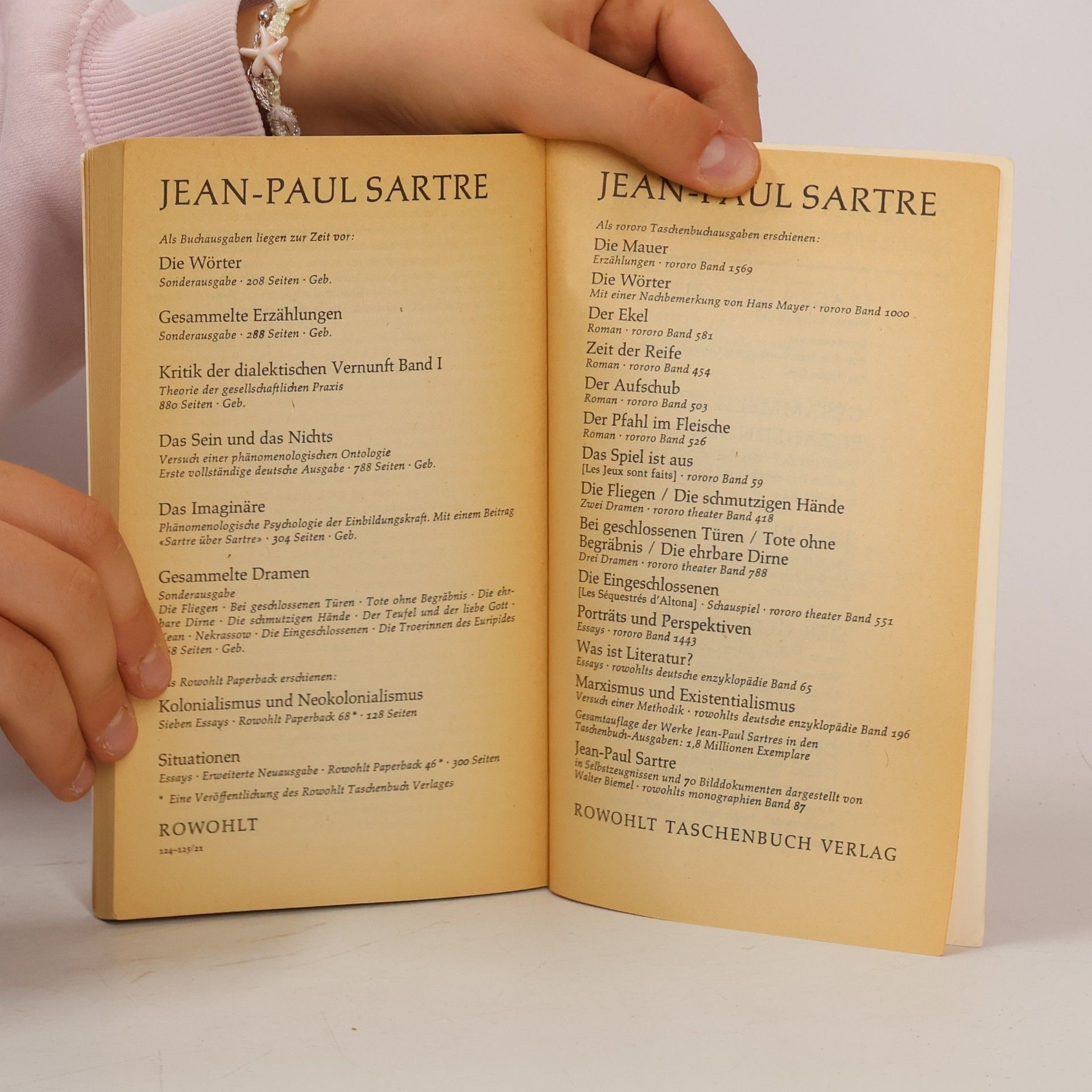 Jean Paul Sartre Die Wörter