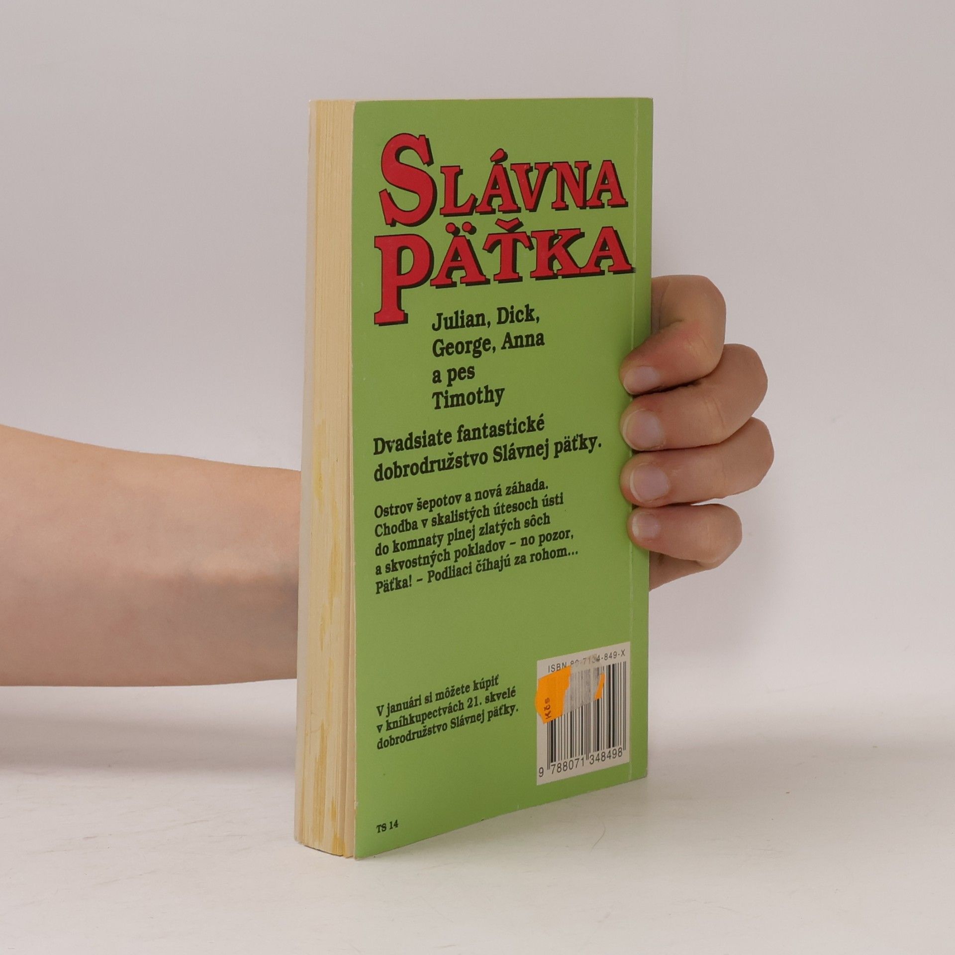 Enid Blyton Päťka rieši nepochopiteľnú záhadu