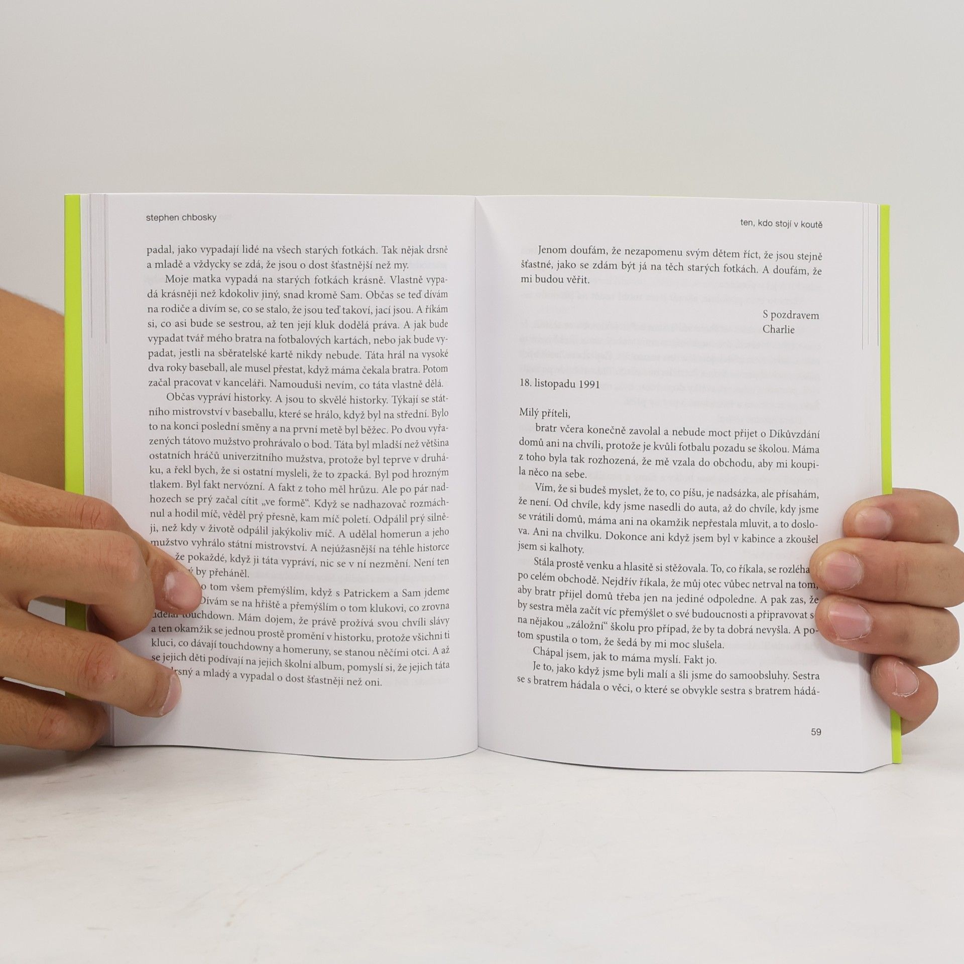Stephen Chbosky Ten, kdo stojí v koutě