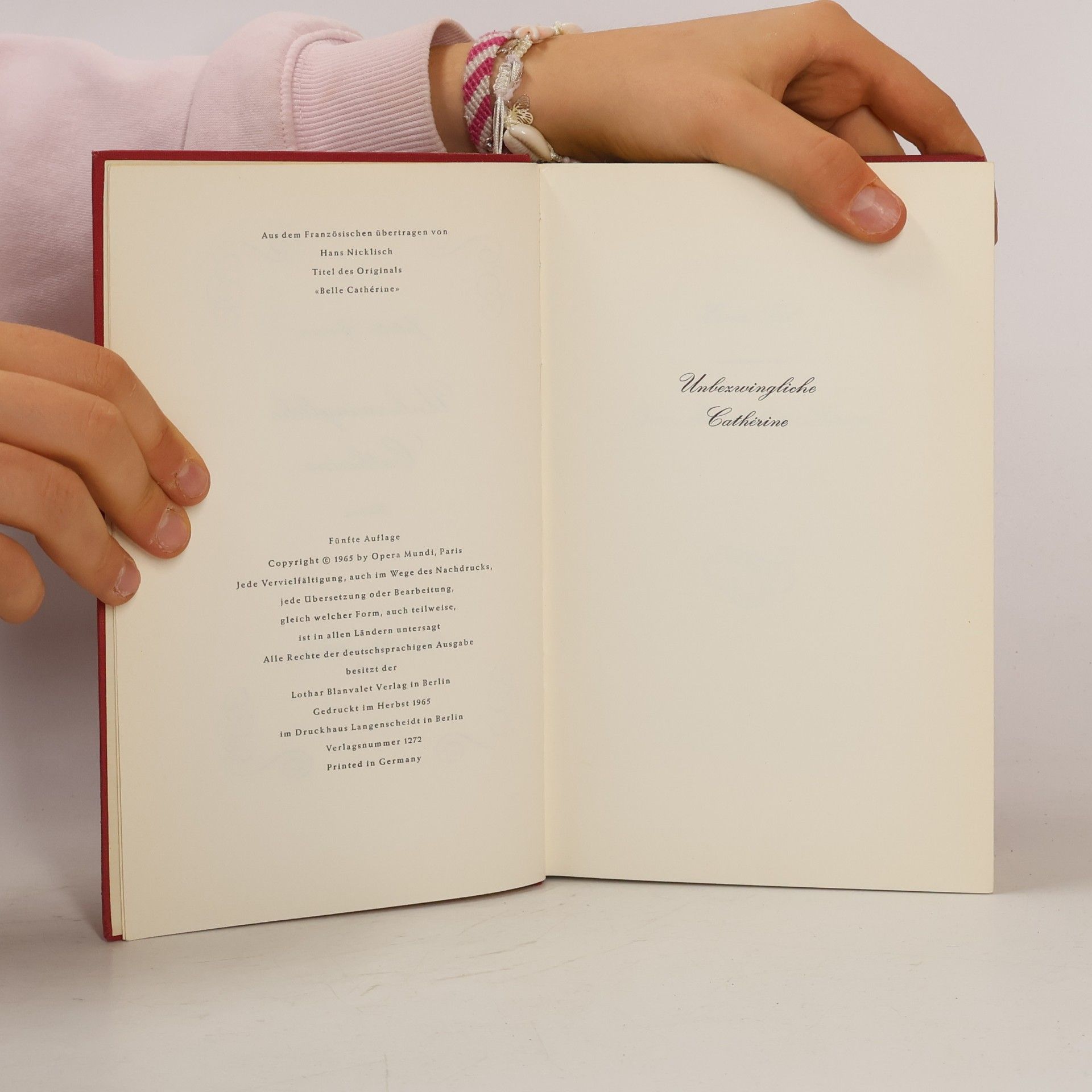 Juliette Benzoni Unbezwingliche Cathérine