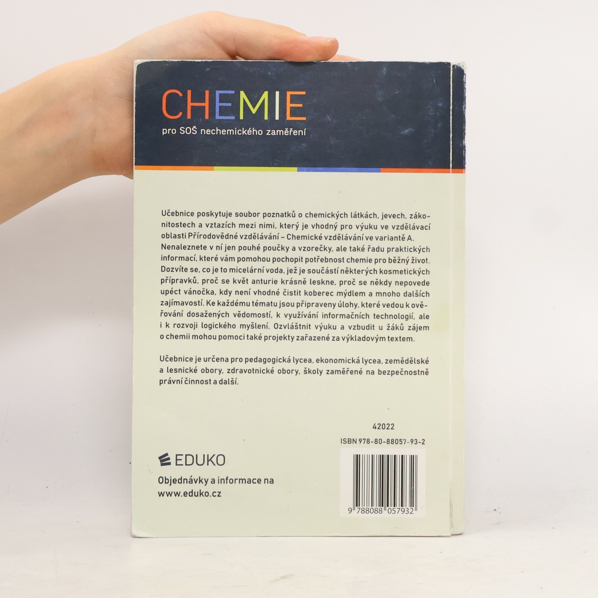 Martin Adamec Chemie pro SOŠ nechemického zaměření