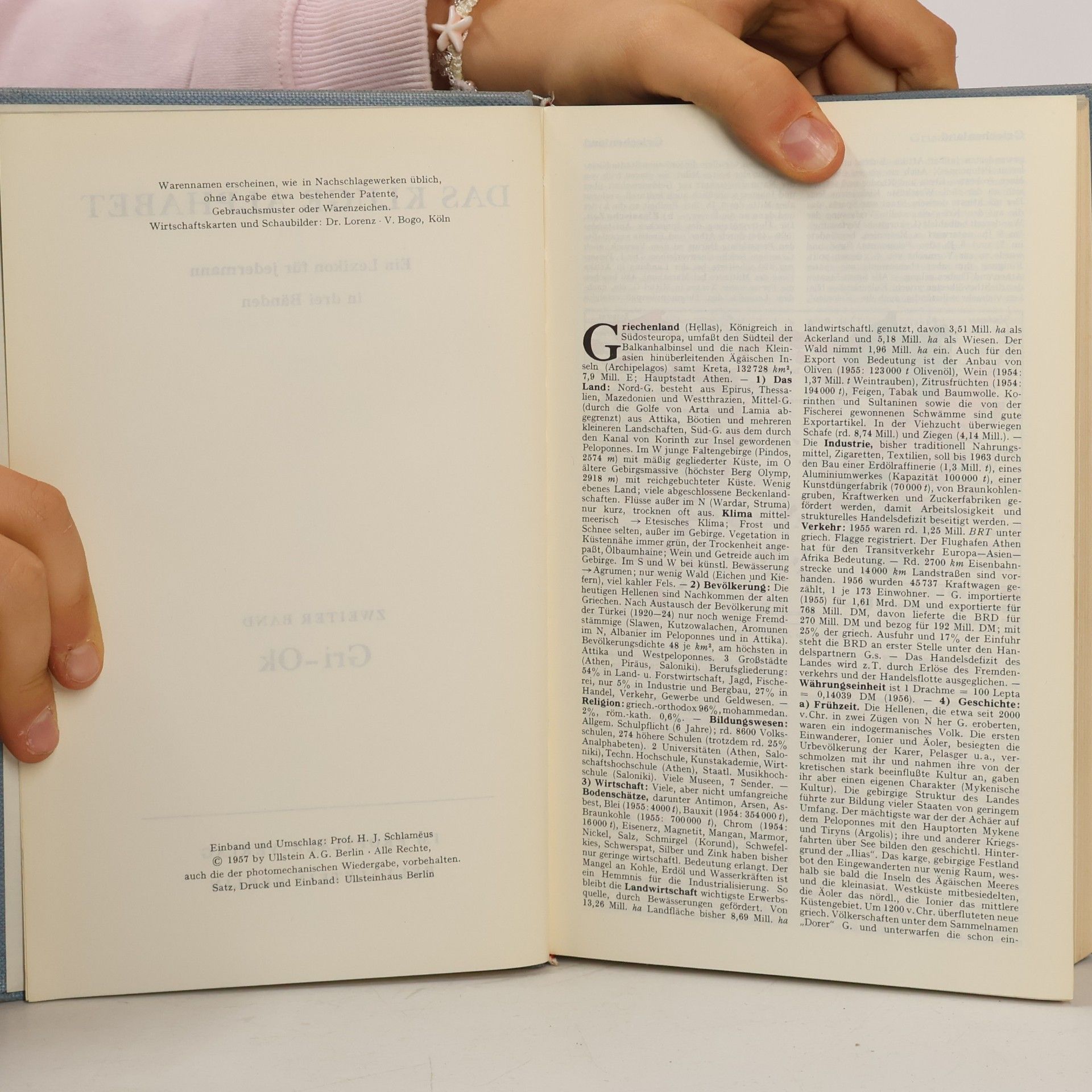 Various authors Das kluge Alphabet. Ein Lexikon in drei Bänden. Band 2. Gri-Ok