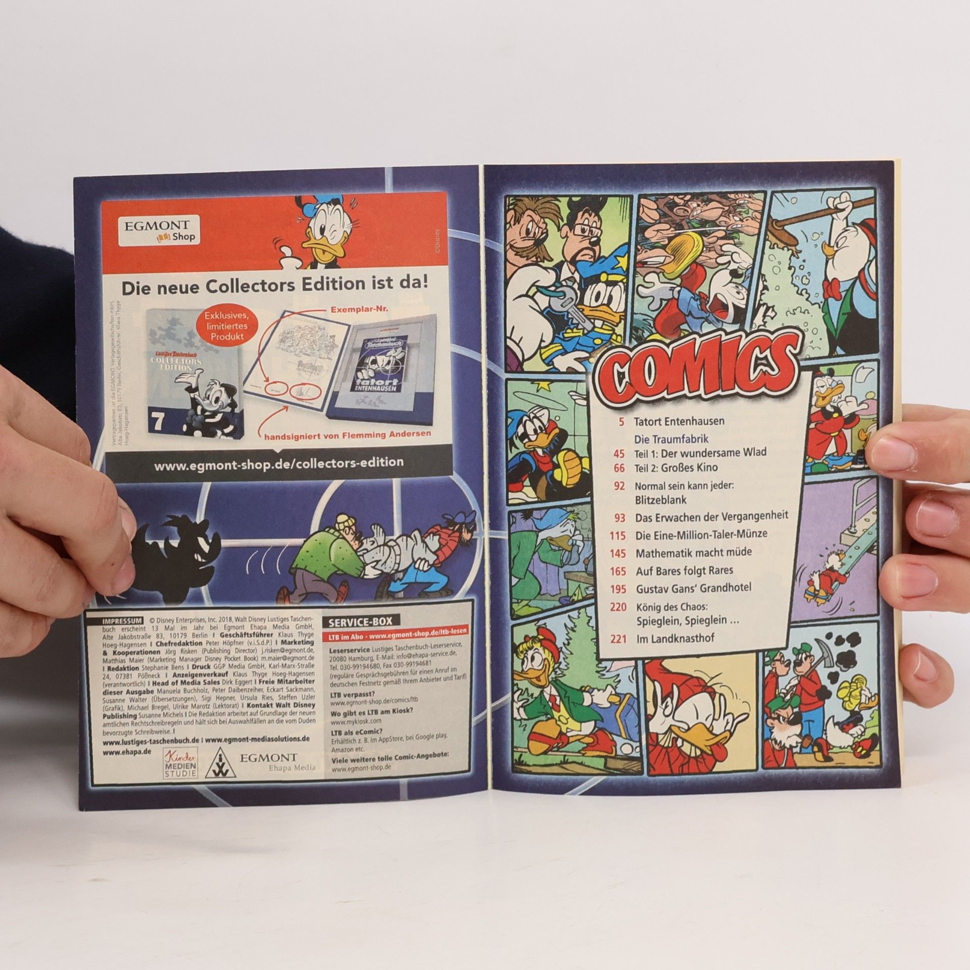 Walt Disney Lustiges Taschenbuch 506. Tatort Entenhausen
