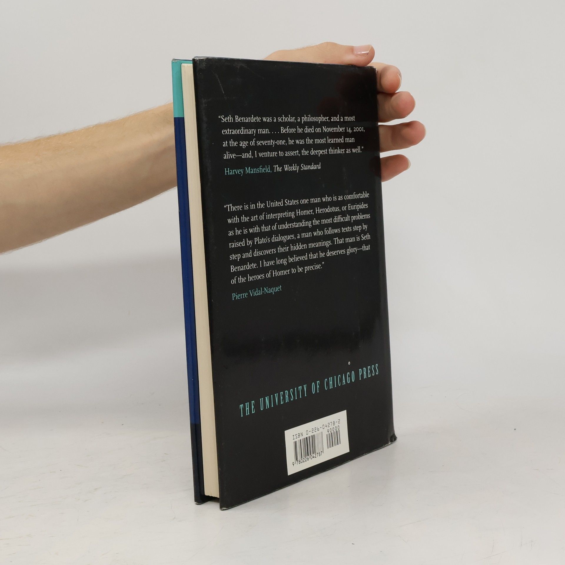 Seth Benardete Encounters and Reflections