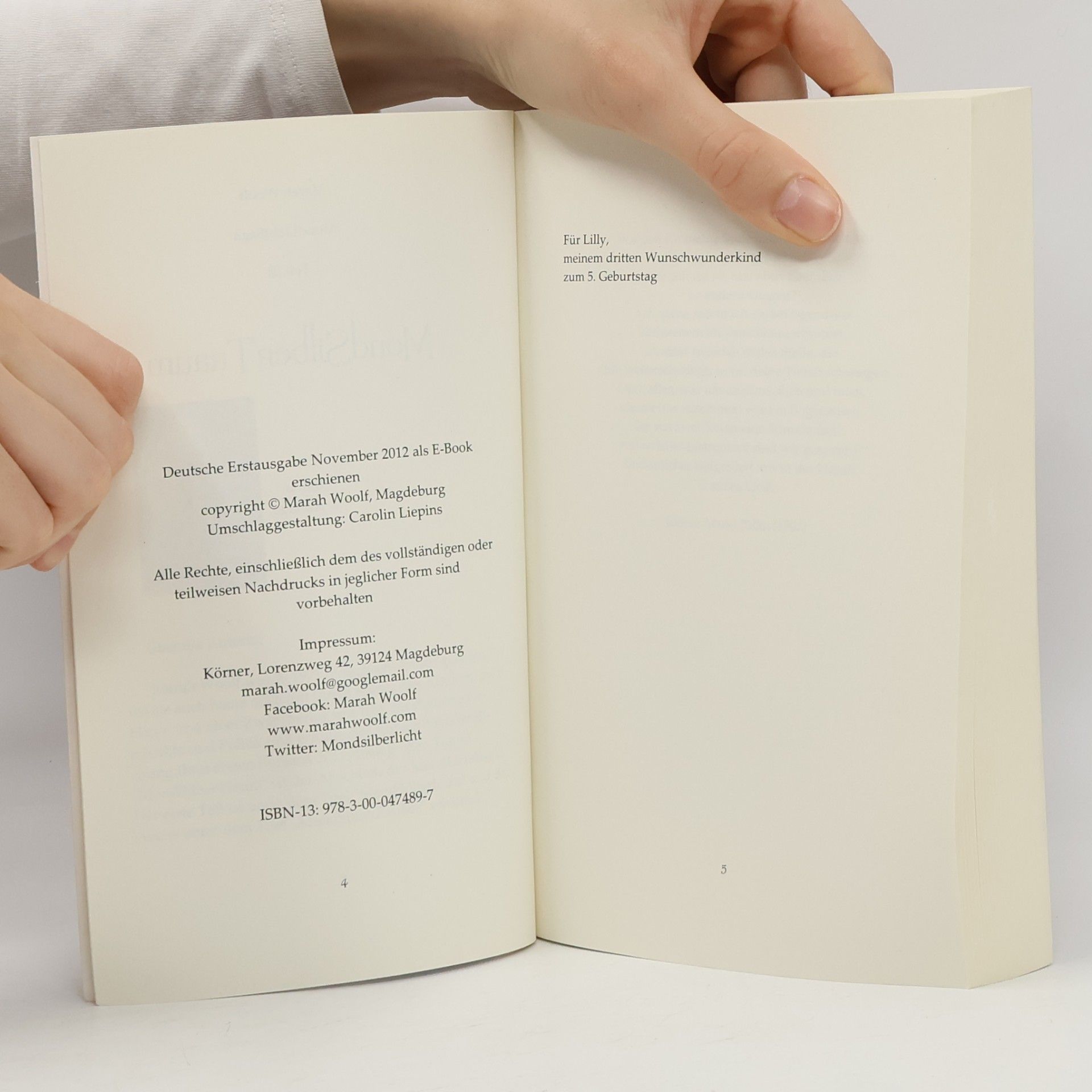 Marah Woolf MondLichtSaga: MondSilberTraum