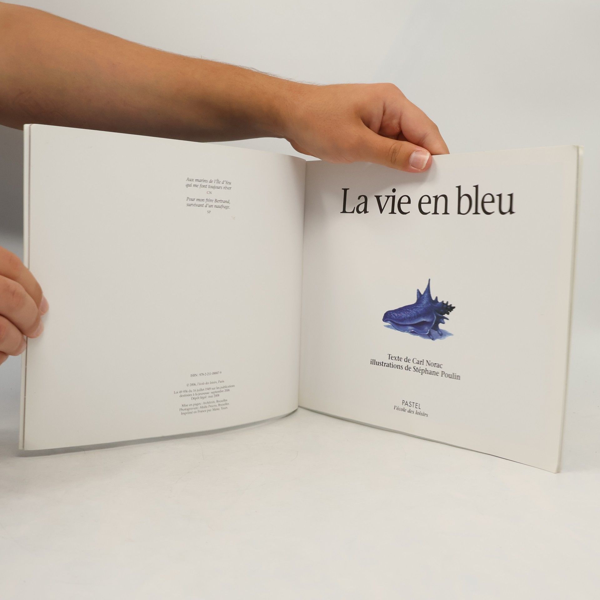 Carl Norac La vie en bleu
