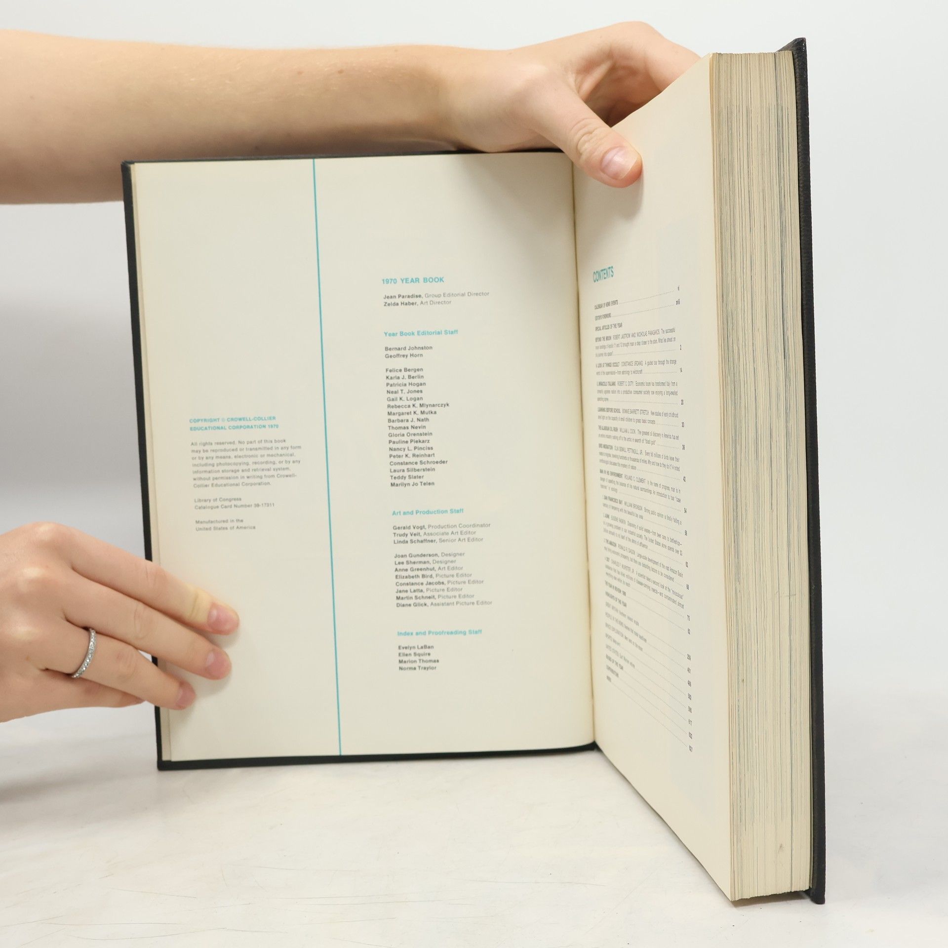 Autorenkollektiv Collier’s Year Book 1970