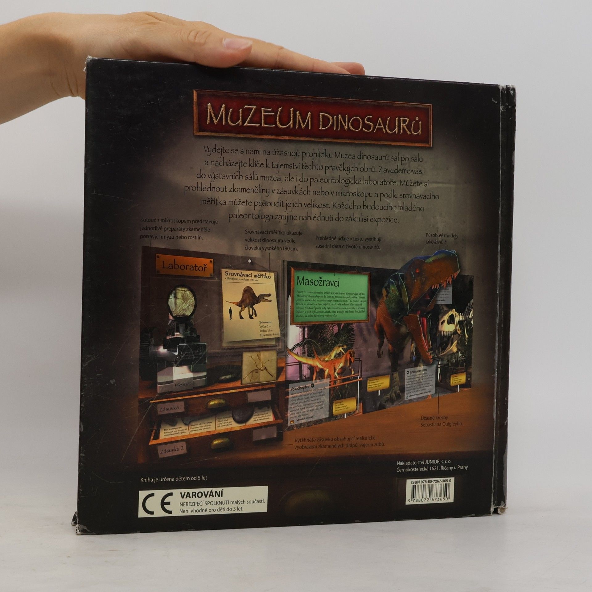 Jen Green Muzeum dinosaurů (pop-up leporelo viz foto)