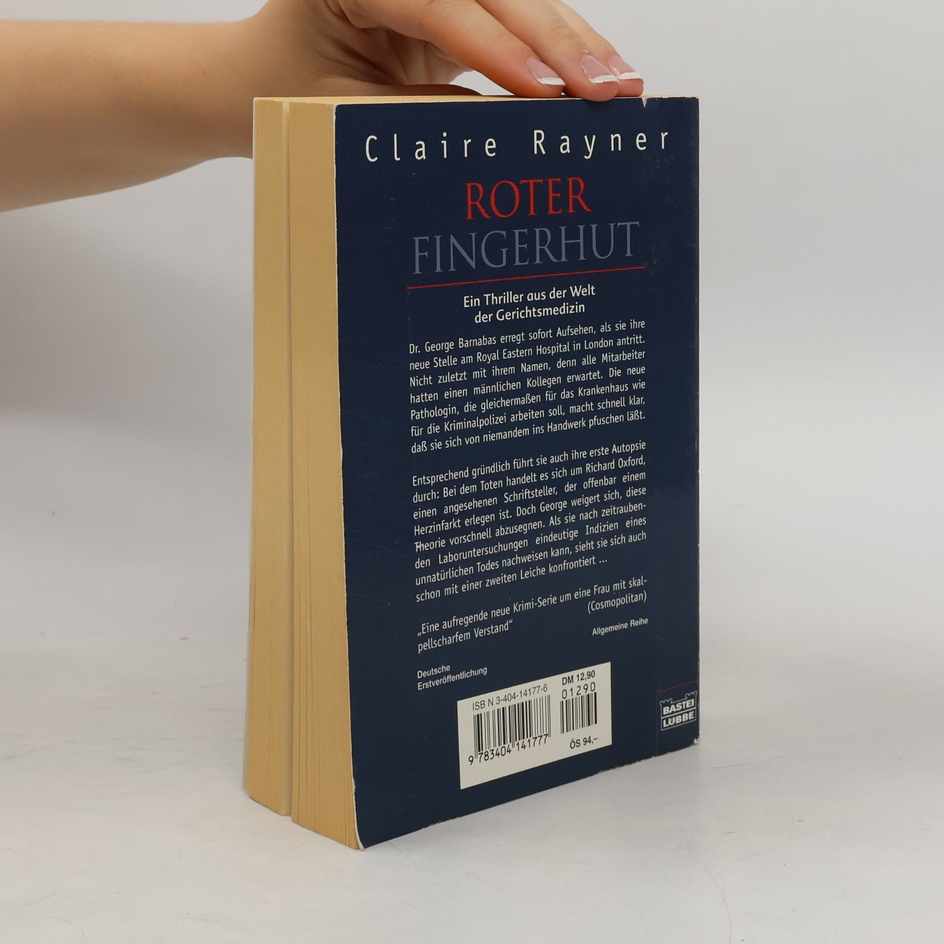 Claire Rayner Roter Fingerhut