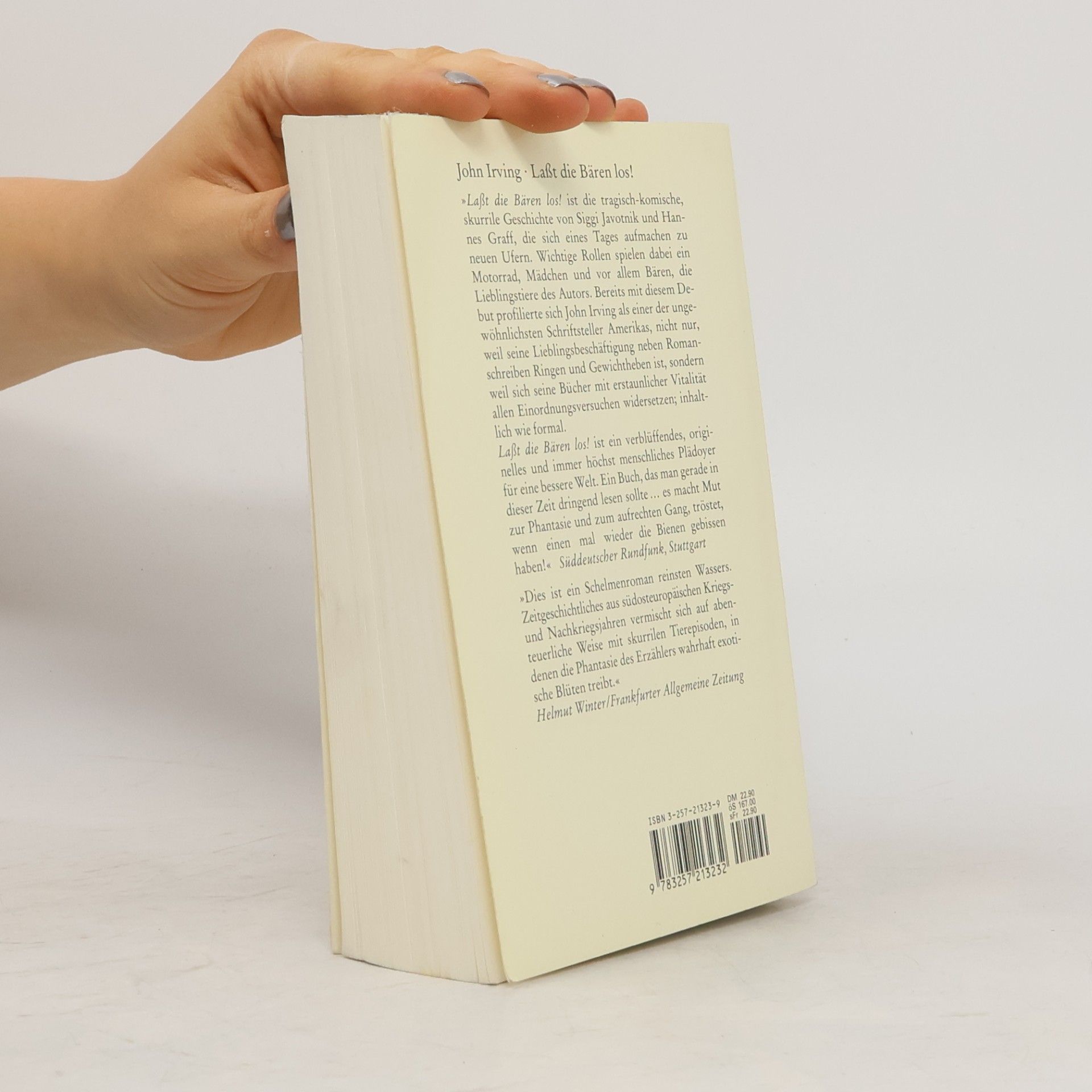 John Irving Laßt Den Baren Los