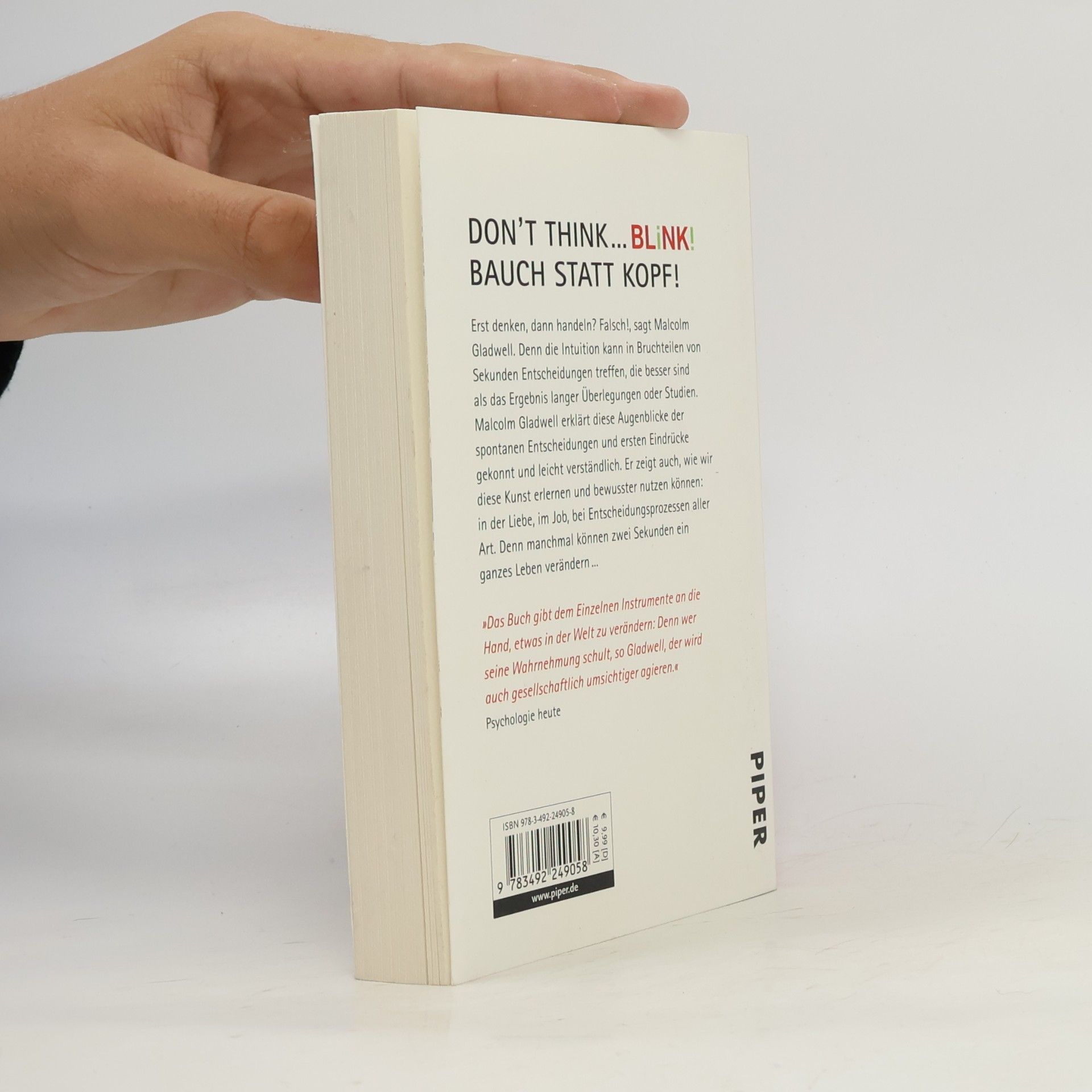 Malcolm Gladwell Blink! Die Macht des Moments