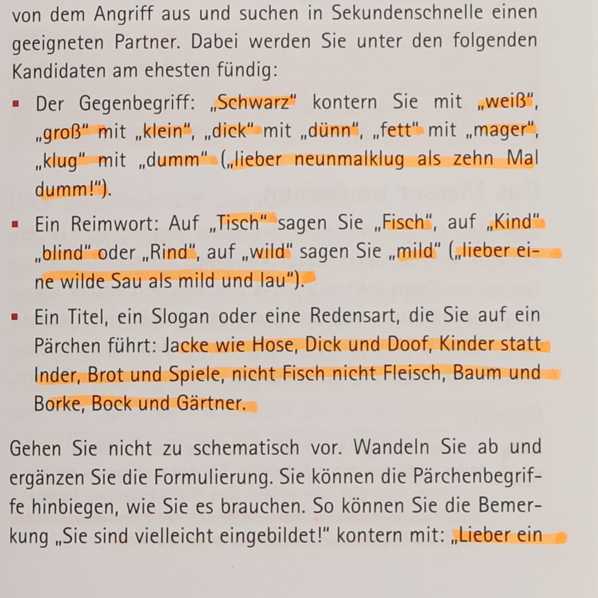 Matthias Nöllke Schlagfertig