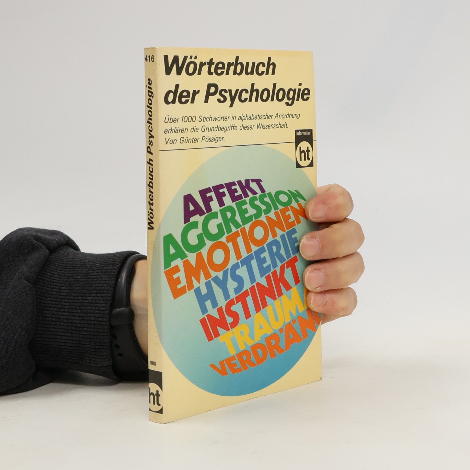 Günter Pössiger Wörterbuch der Psychologie