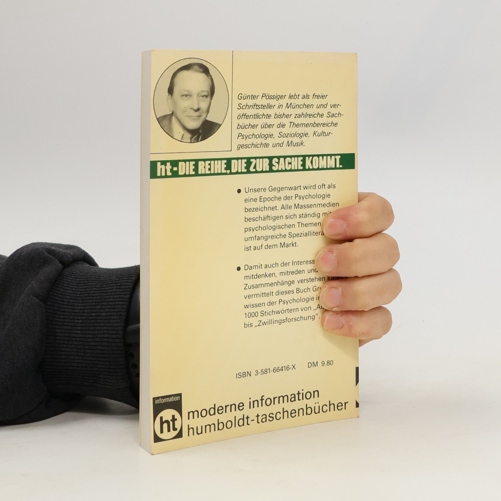 Günter Pössiger Wörterbuch der Psychologie