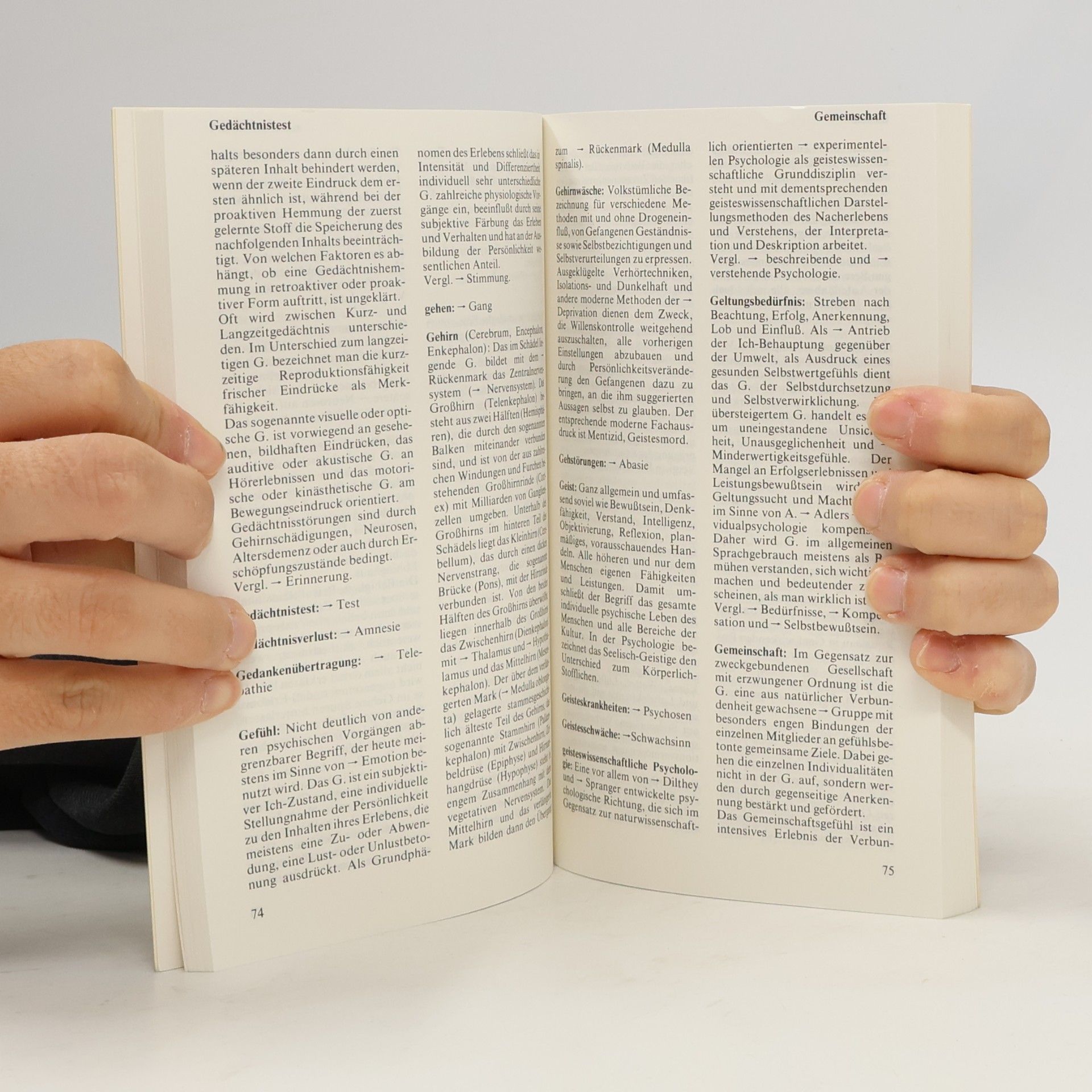 Günter Pössiger Wörterbuch der Psychologie