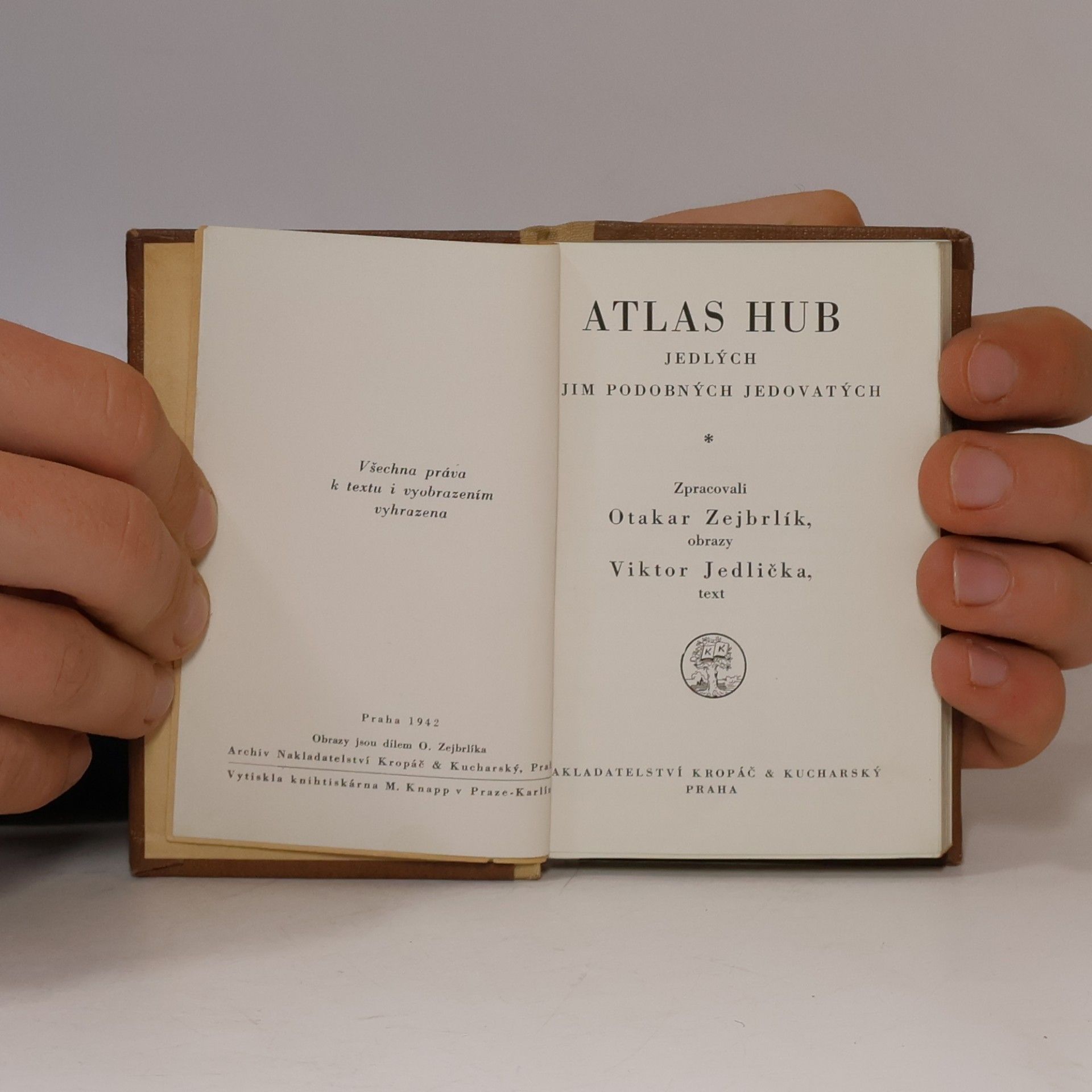 Otakar Zejbrlík Atlas hub jedlých a jim podobných jedovatých