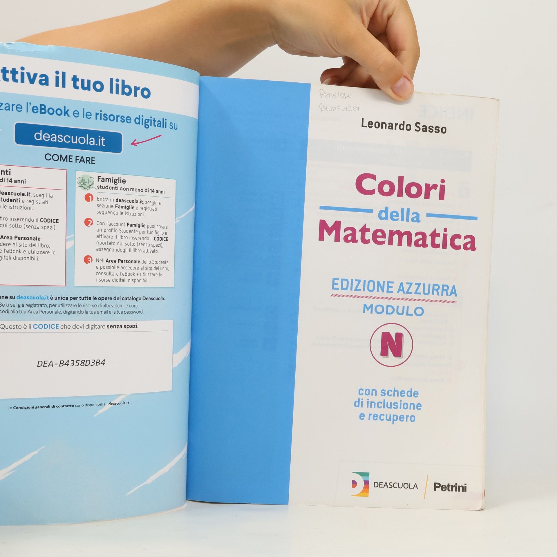 Leonardo Sasso Colori della matematica