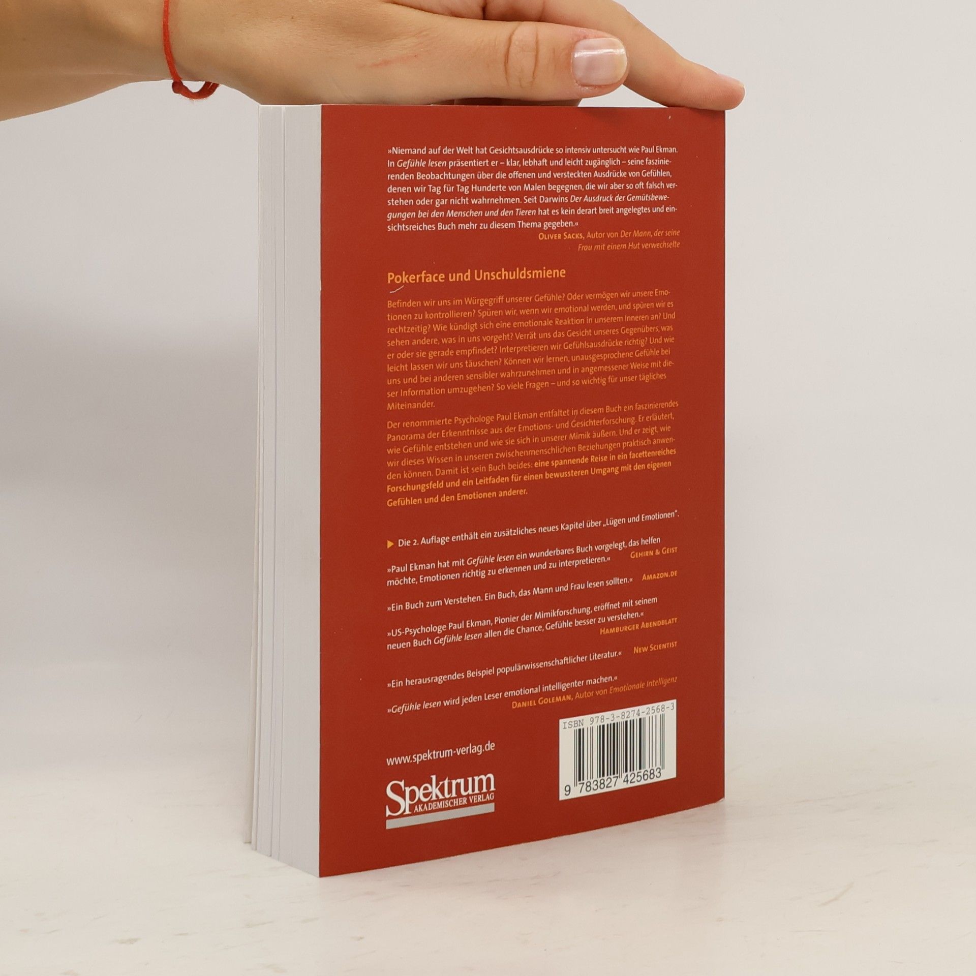 Paul Ekman Gefühle lesen. 2. Auflage