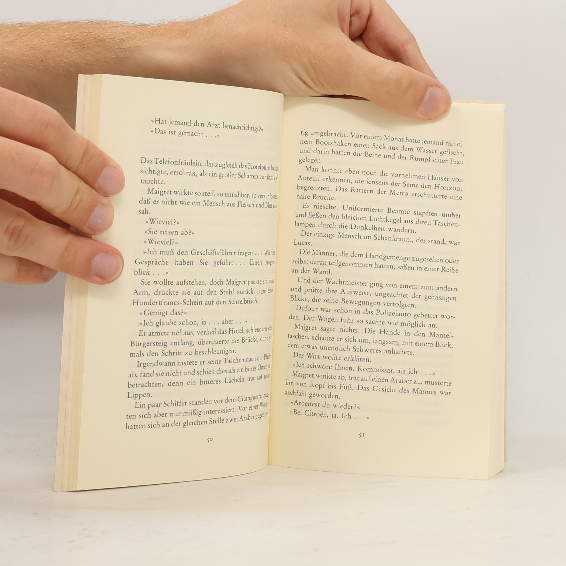 Georges Simenon Maigret kämpft um den Kopf eines Mannes