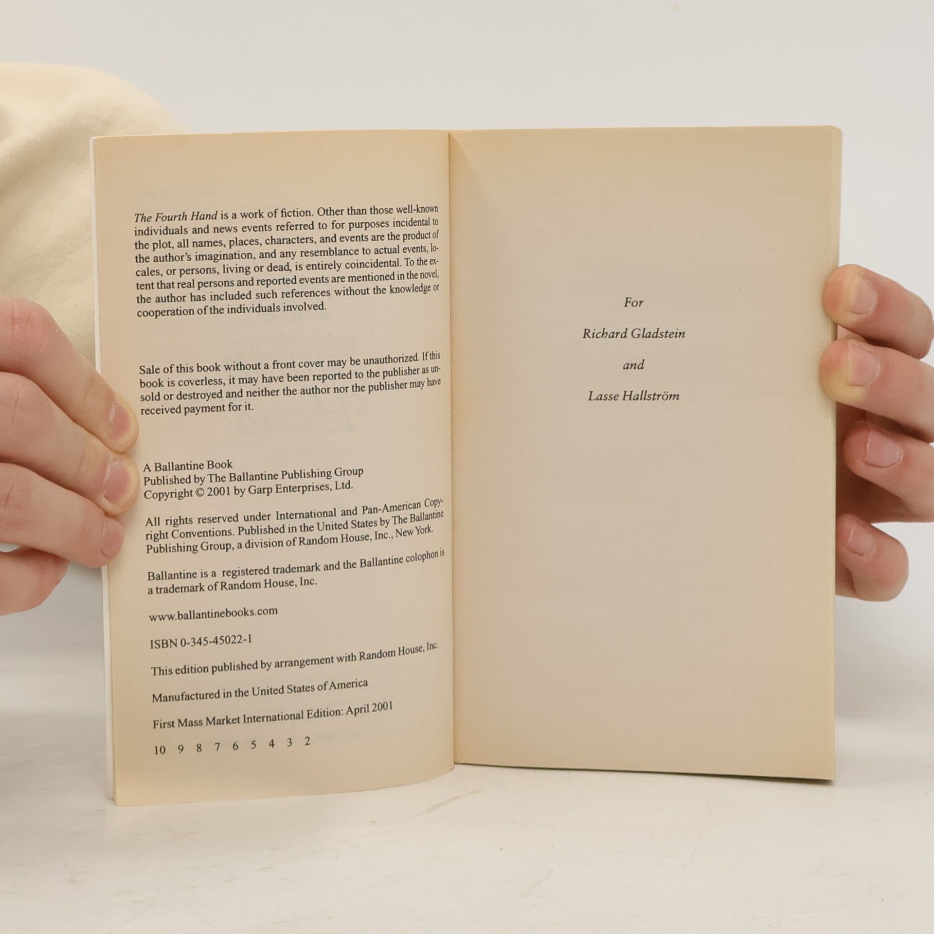 John Irving The Fourth Hand
