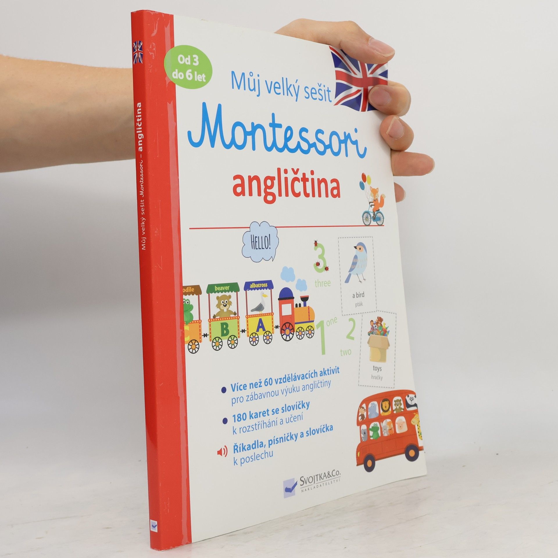 Lydie Barusseau Můj velký sešit Montessori. Angličtina