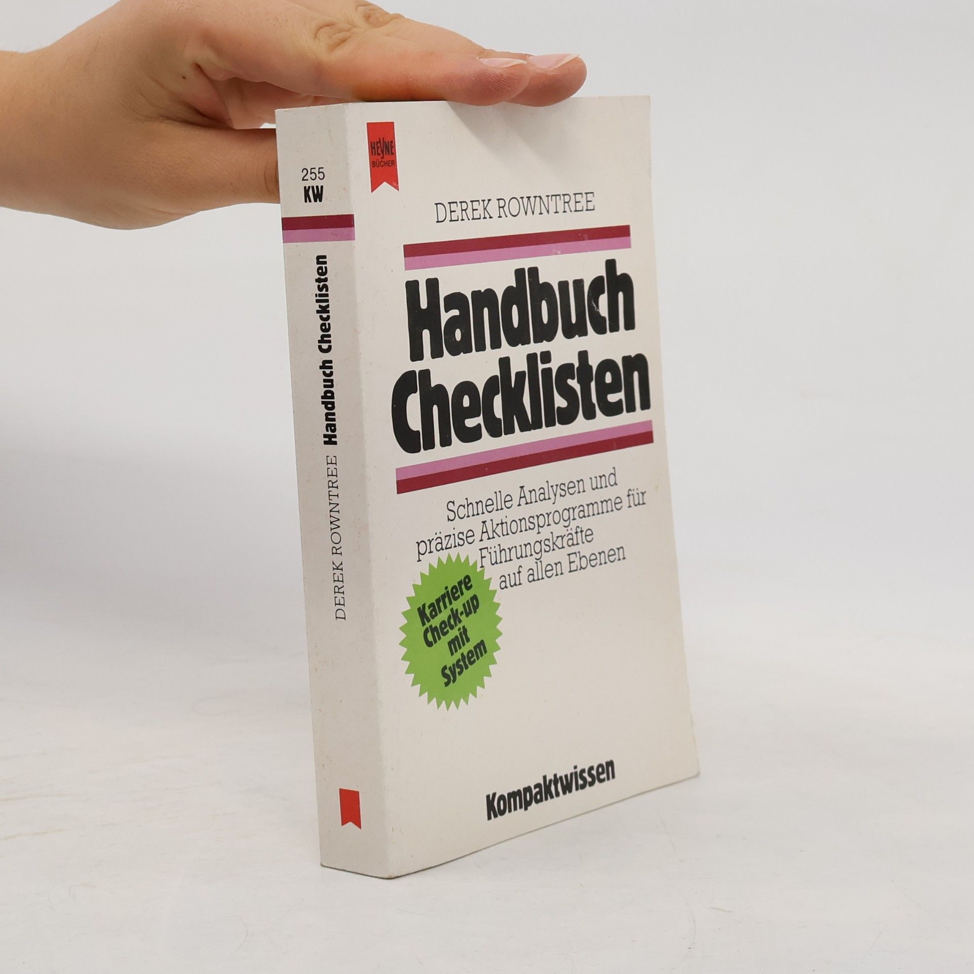 Derek Rowntree Handbuch Checklisten