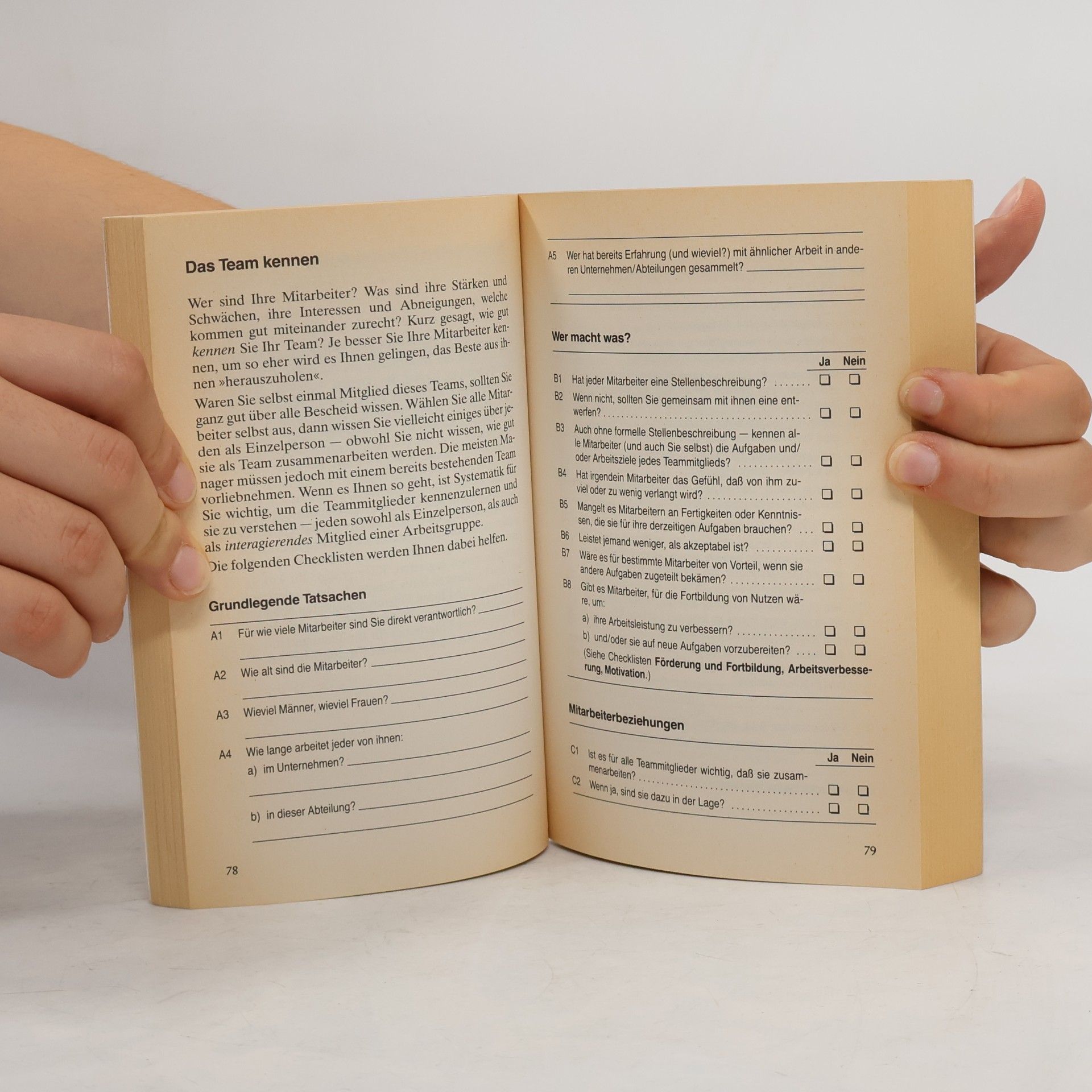 Derek Rowntree Handbuch Checklisten