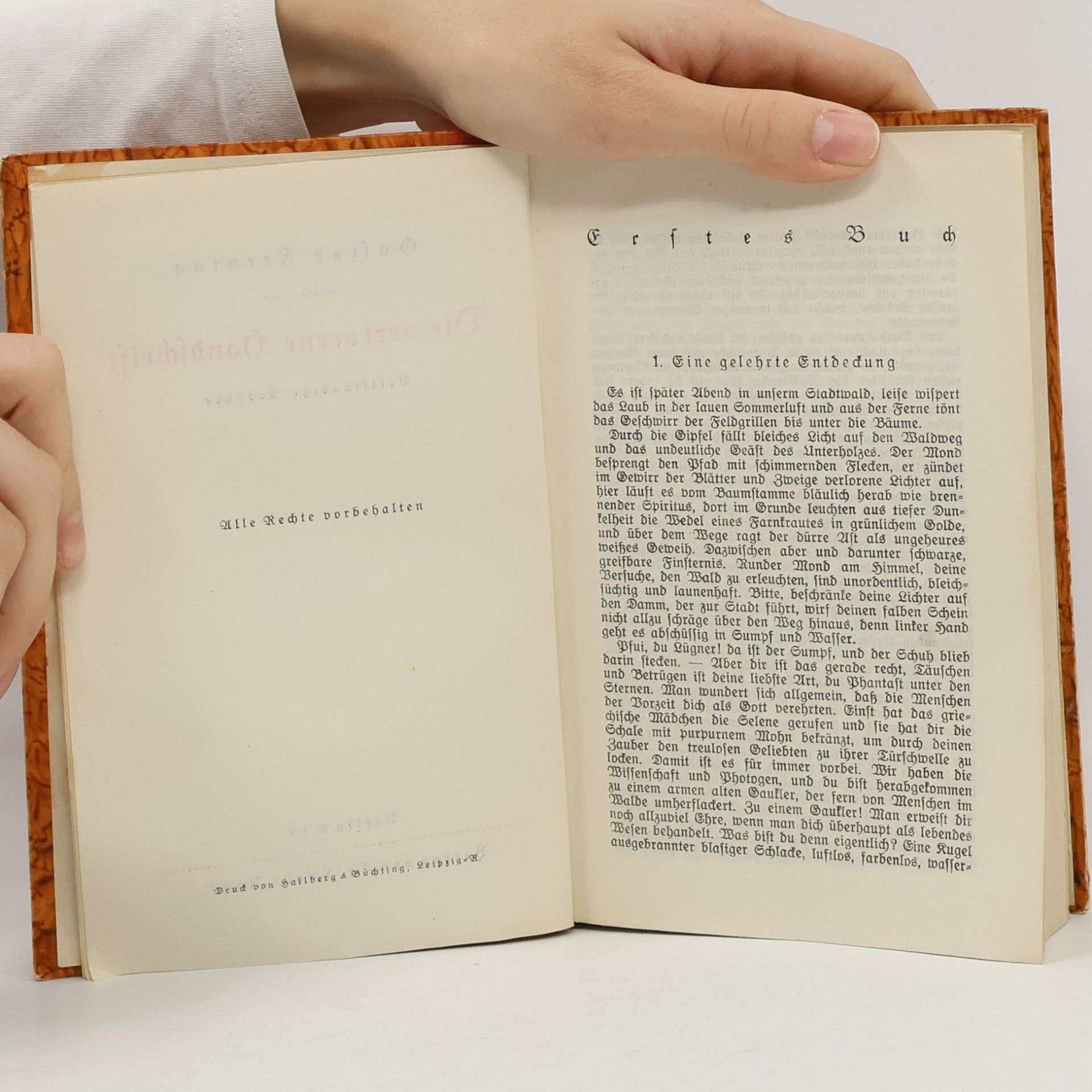 Gustav Frentag Die verlorene Handschrift. Erster Band