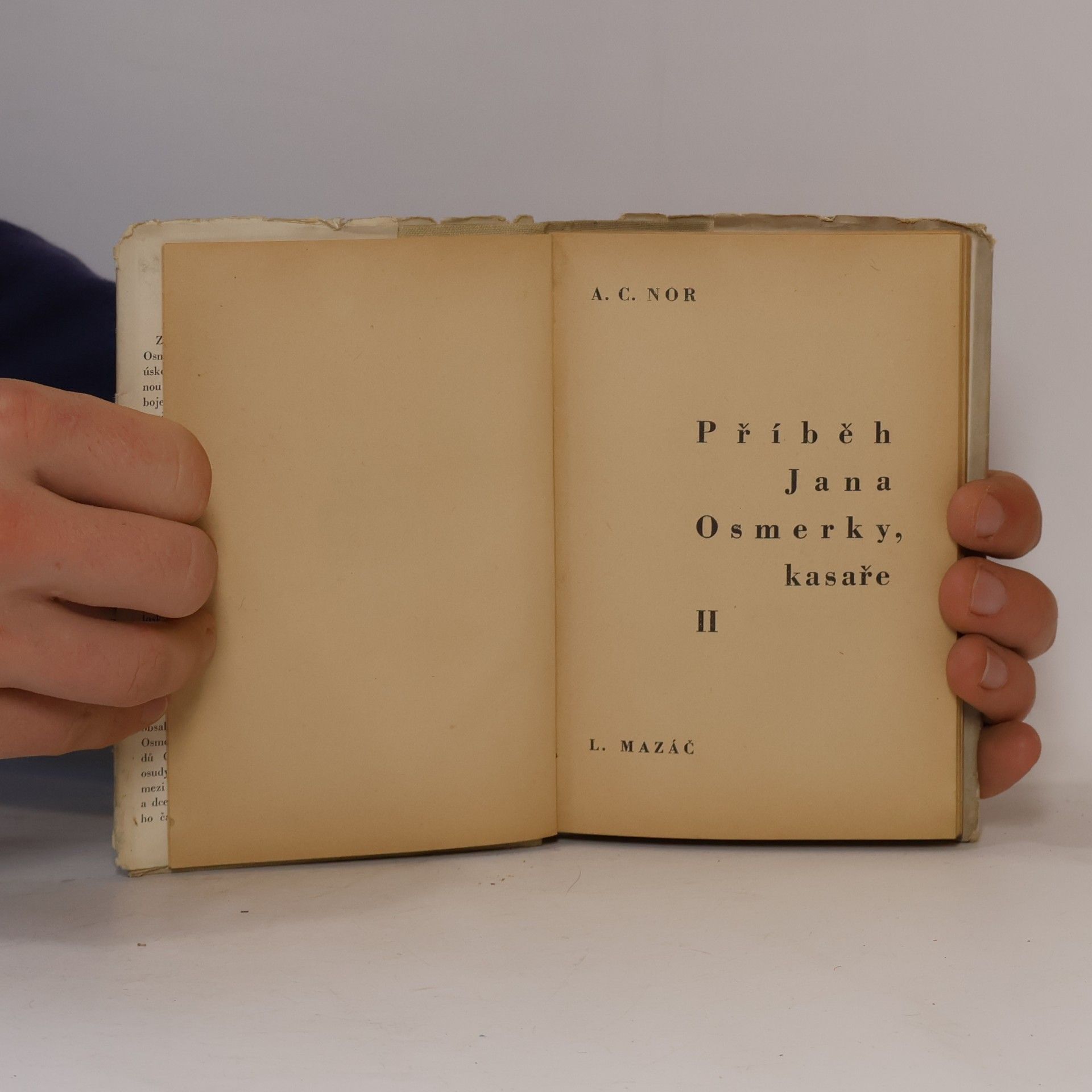 A. C. Nor Příběh Jana Osmerky, kasaře