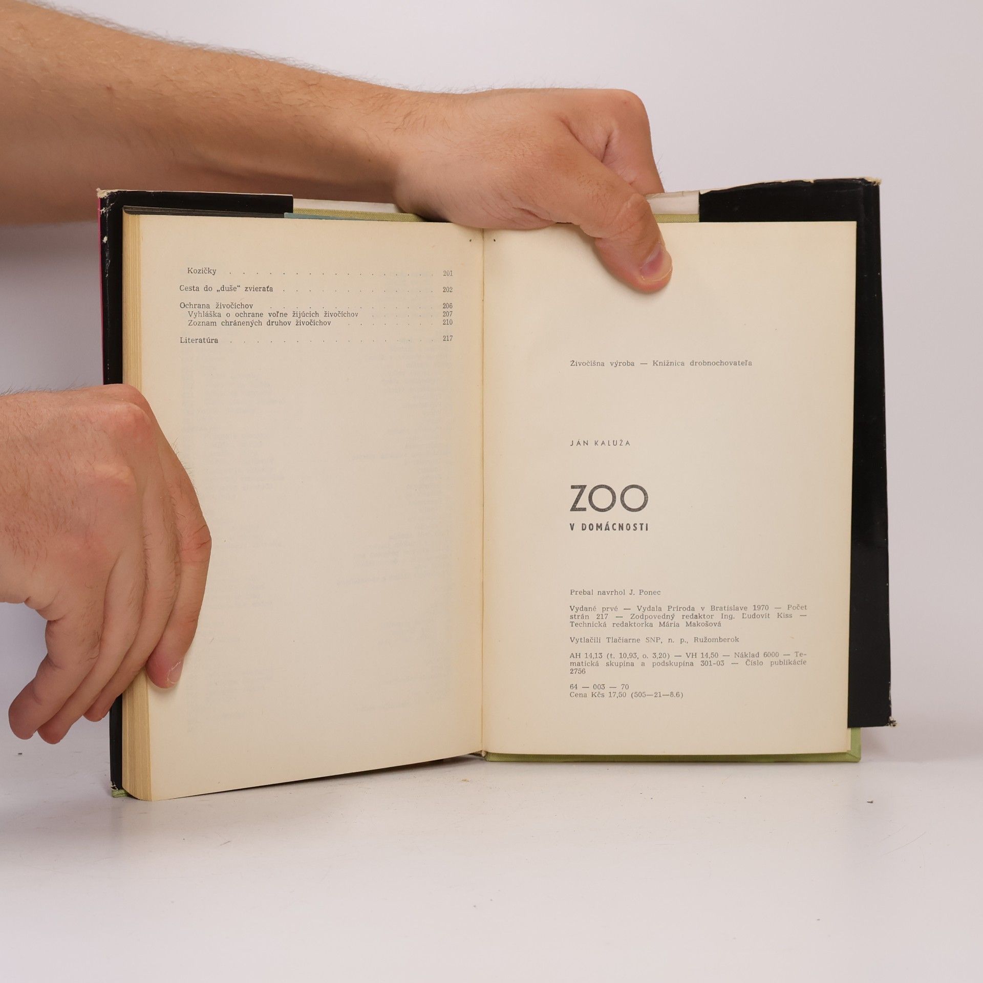 Ján Kaluža Zoo v domácnosti
