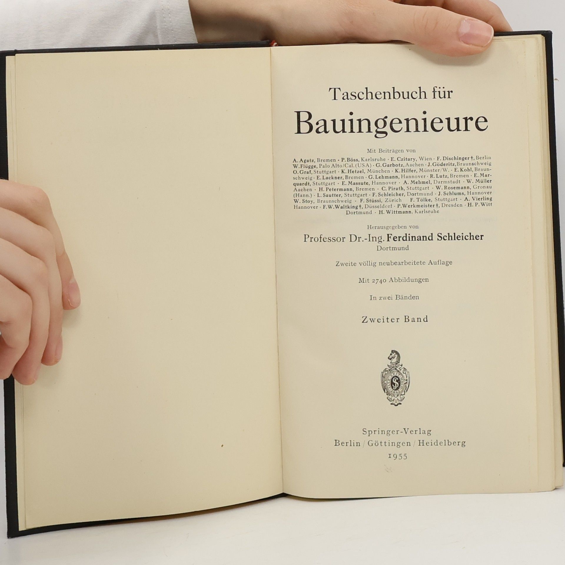 Ferdinand Schleicher Taschenbuch für Bauingenieure II.